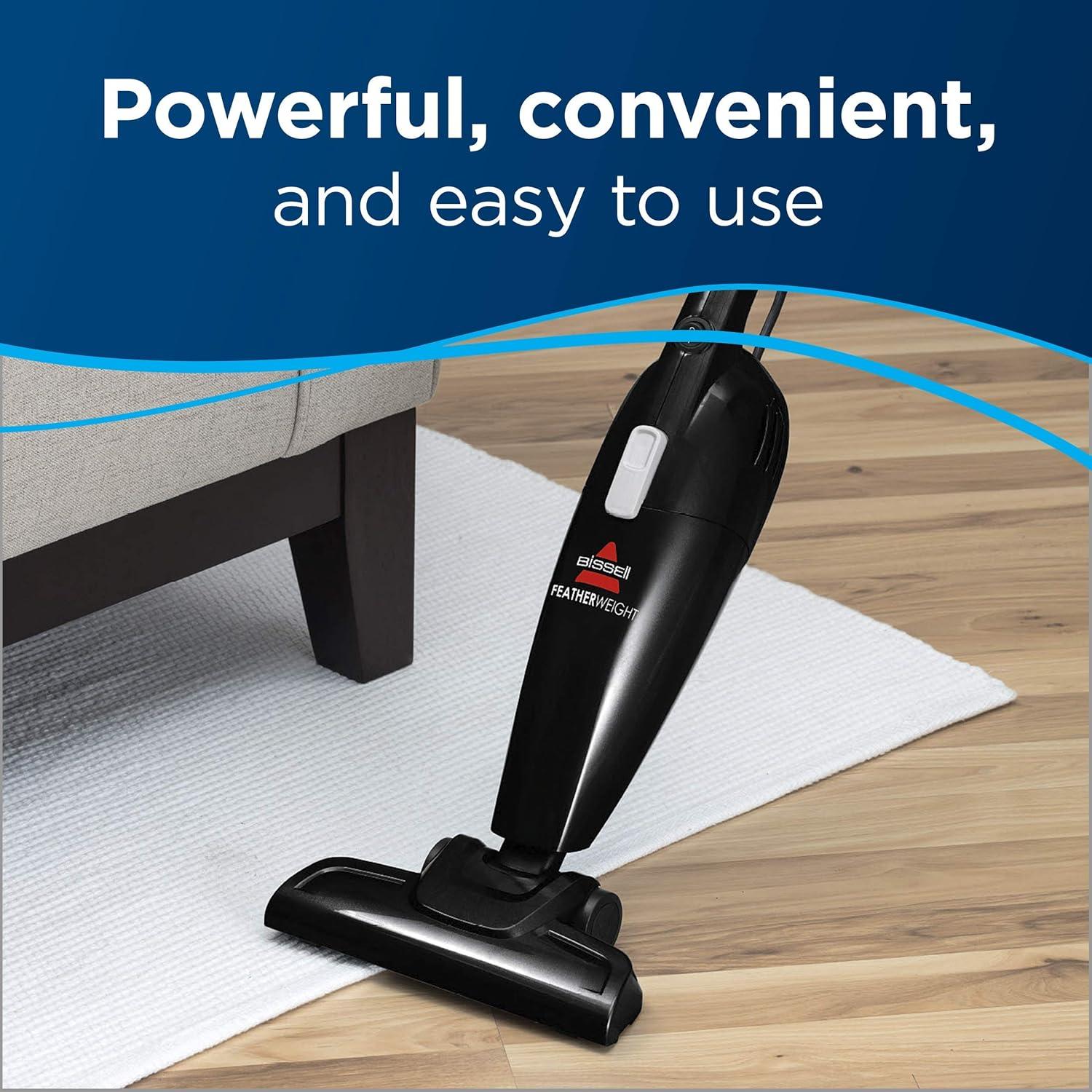 BISSELL Featherweight Stick Lightweight Bagless Vacuum with Crevice Tool