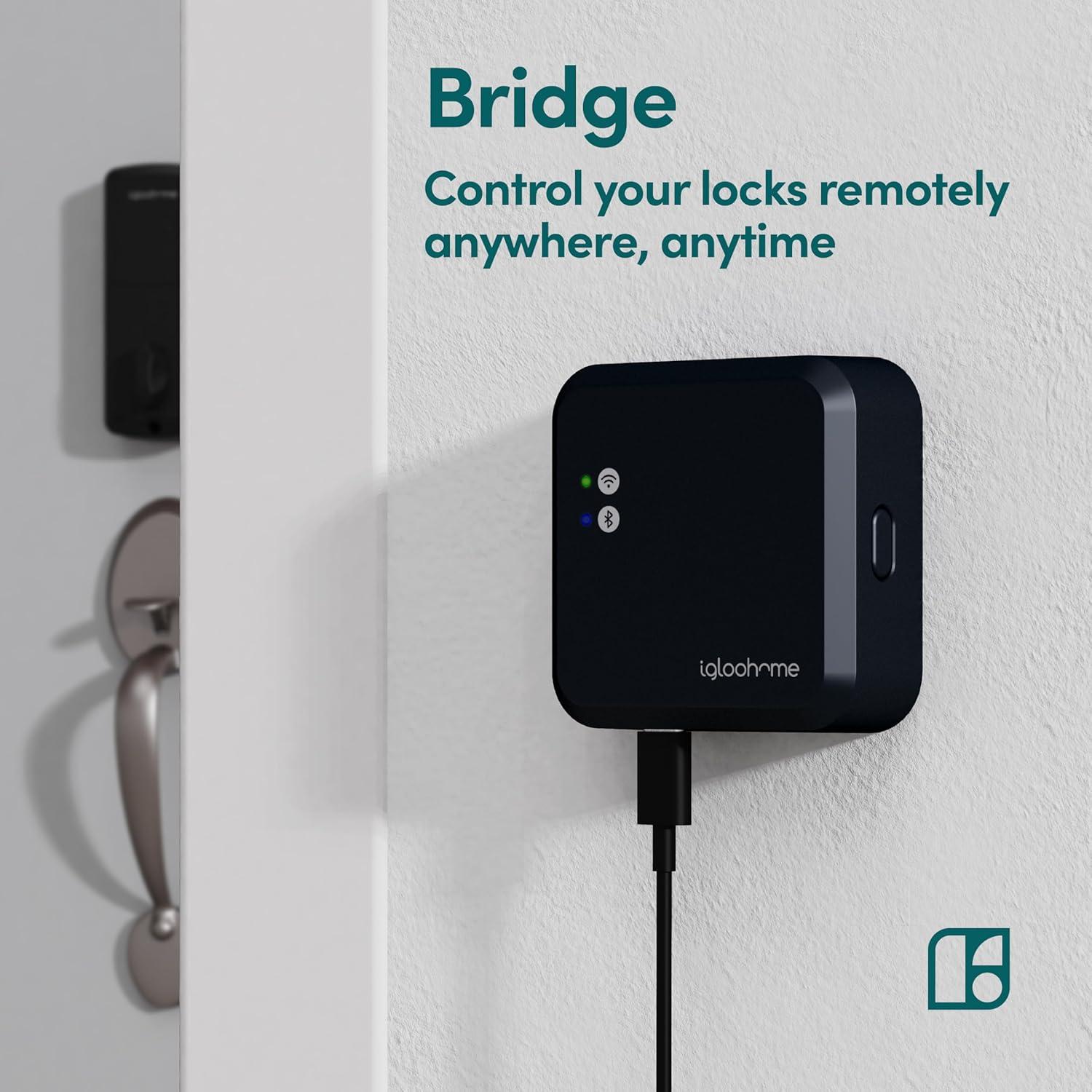 igloohome WiFi Bridge Control Your Locks remotely Anywhere, Anytime.
