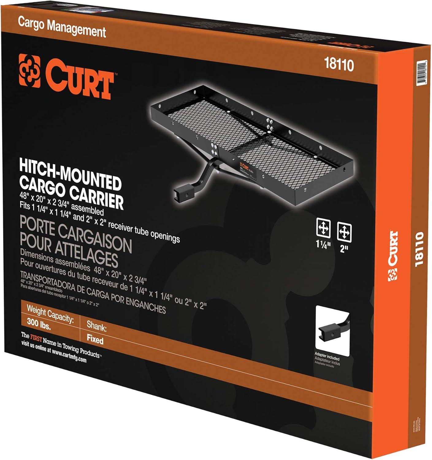 CURT Tray-Style Cargo Carrier