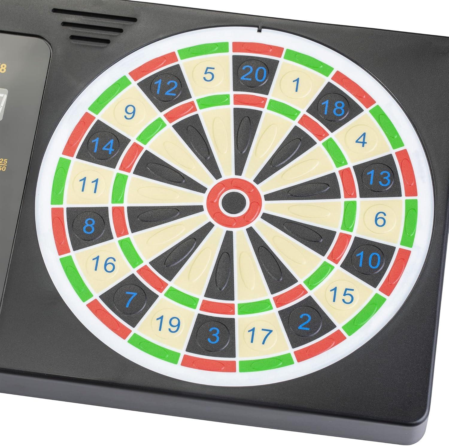 Black Electronic Touch Pad Dart Scorer with LED Display