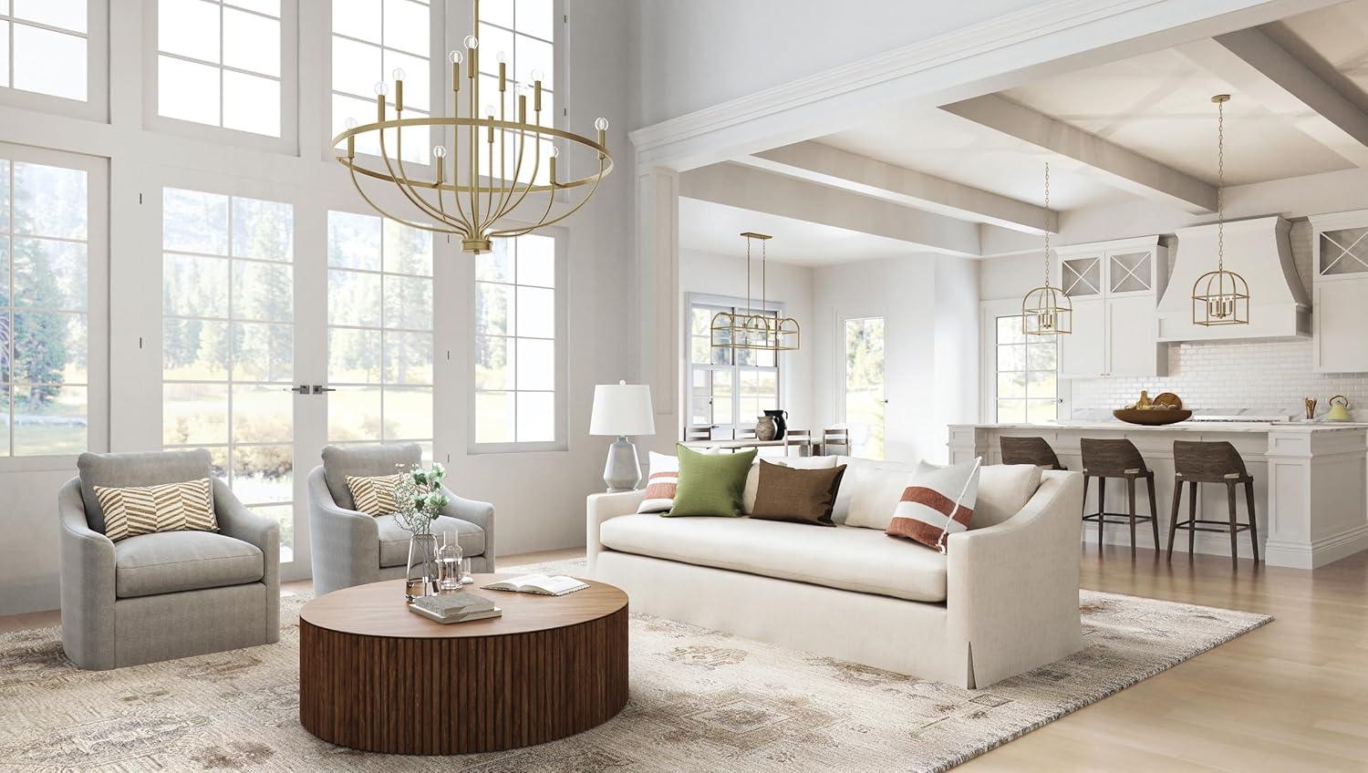 Capital Lighting 12 - Light Dimmable Empire Chandelier
