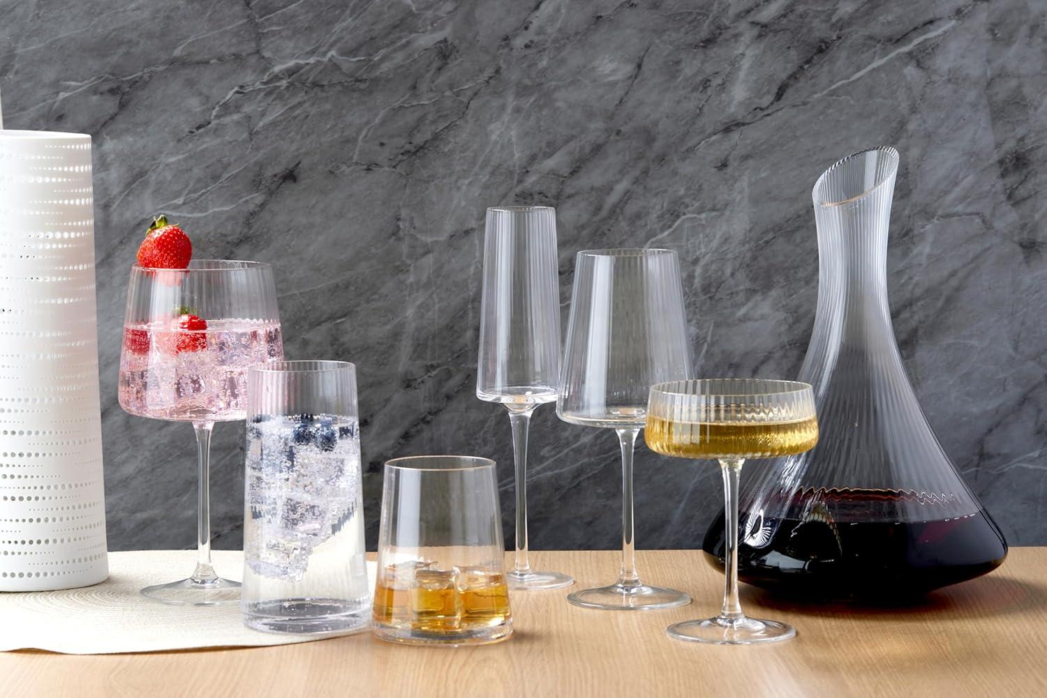 Empire Clear Glass Contemporary Wine Carafe