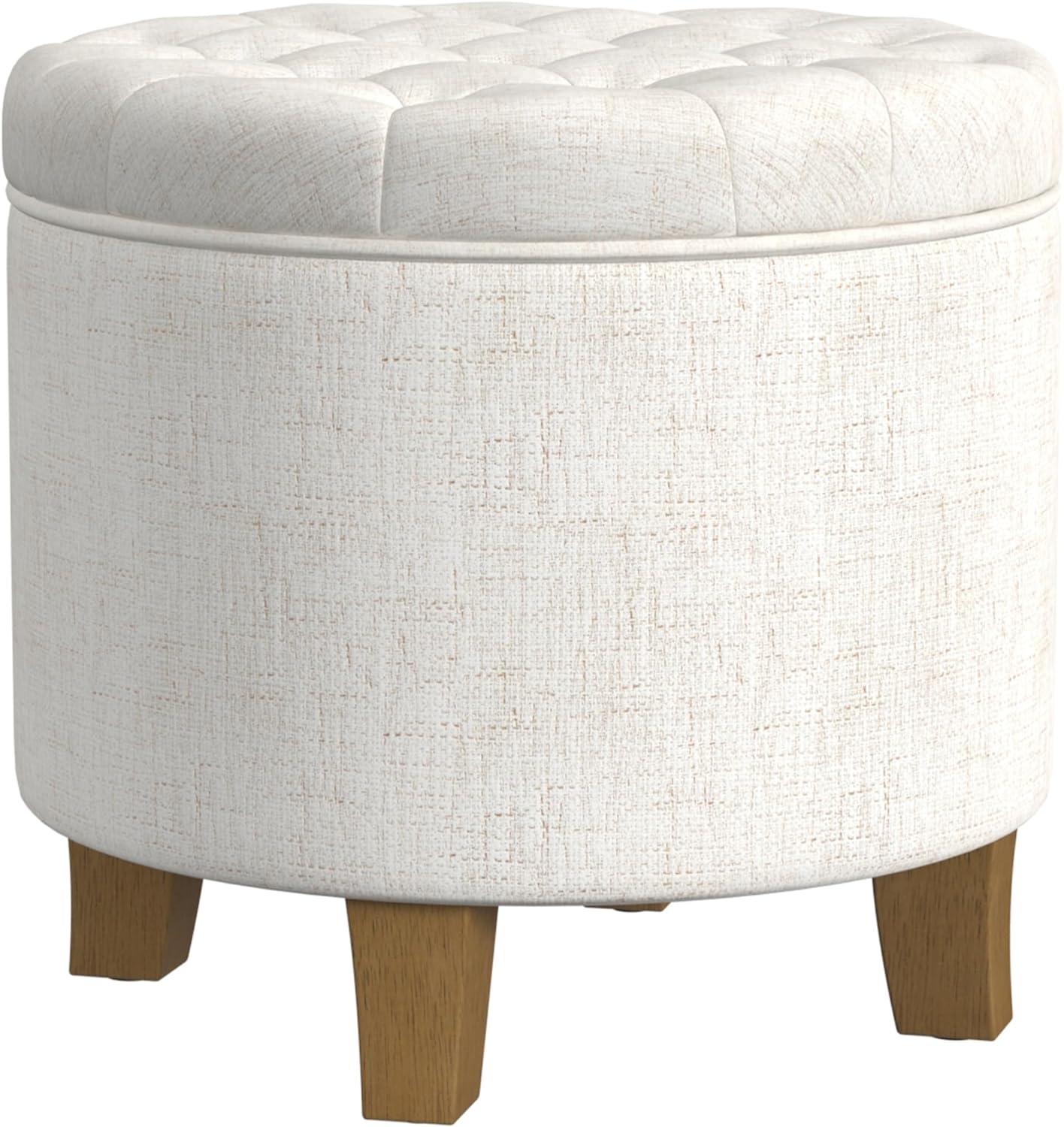 Boho Tufted Storage Ottoman - HomePop