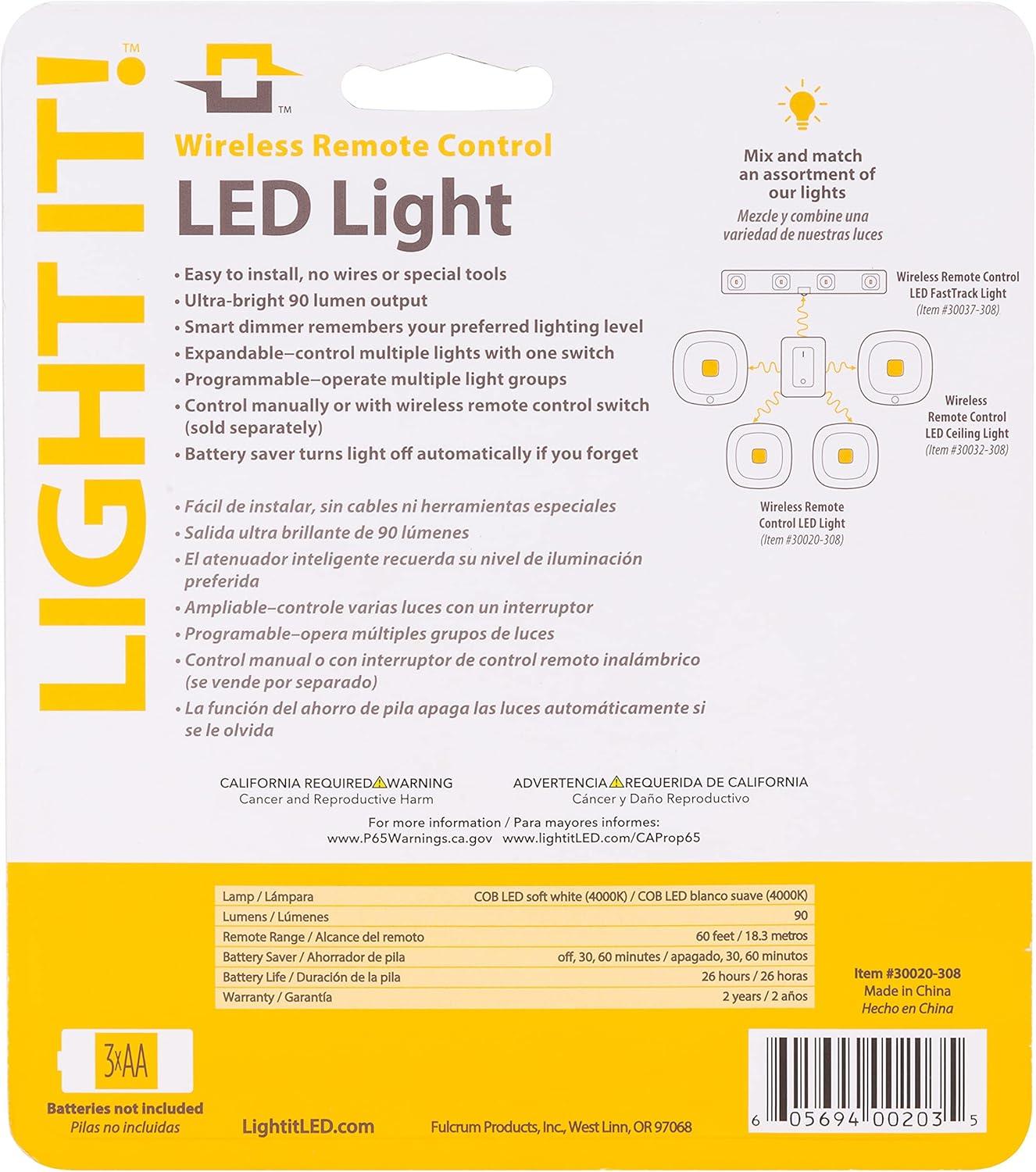 Fulcrum LED Under Cabinet Recessed Light