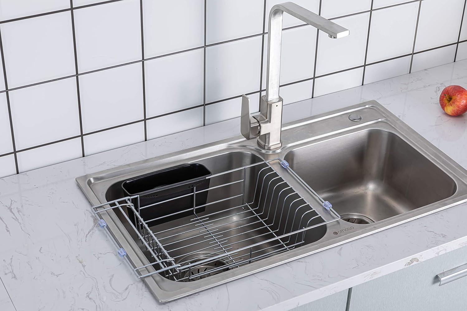 Adjustable Stainless Steel Dish Rack