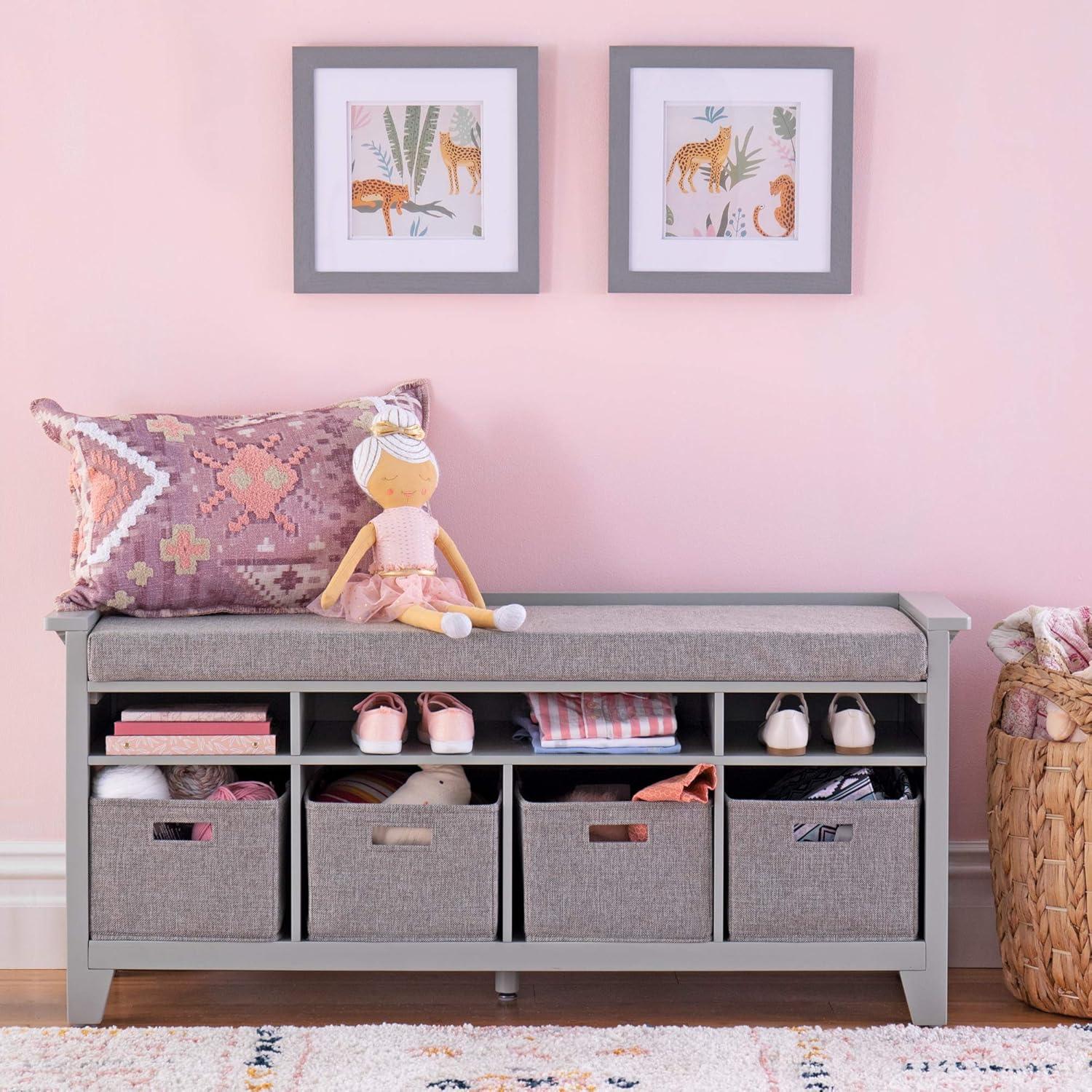 Martha Stewart Living & Learning Kids Storage Bench with Shelves