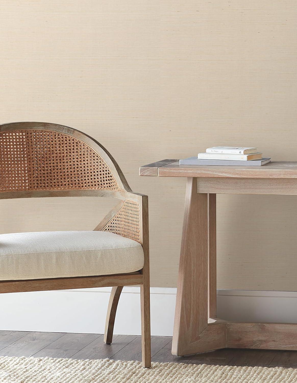 Birch Lane™ Weatherhill Natural Sisal Peel and Stick Grasscloth Wallpaper