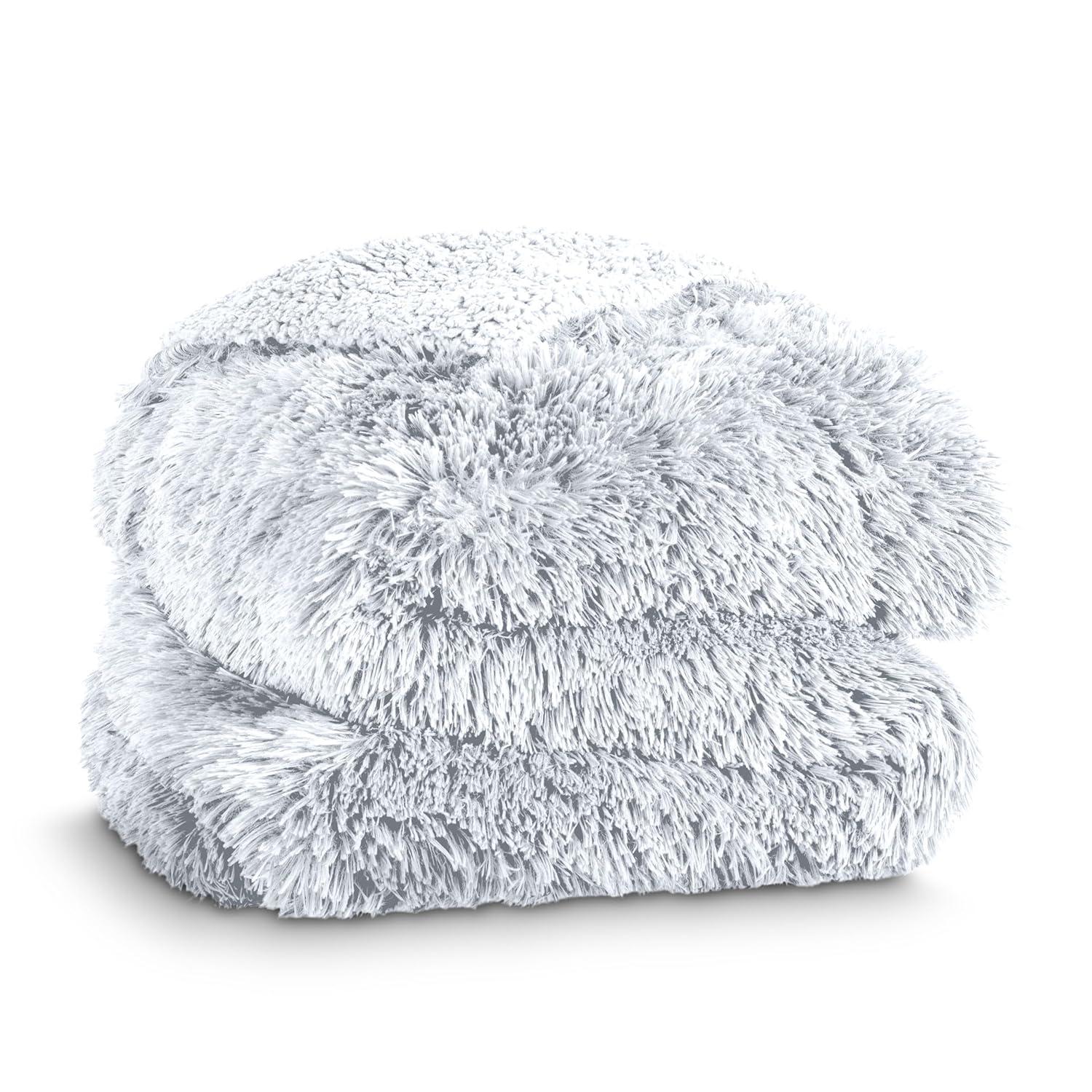 Bare Home Shaggy Faux Fur Sherpa Blanket