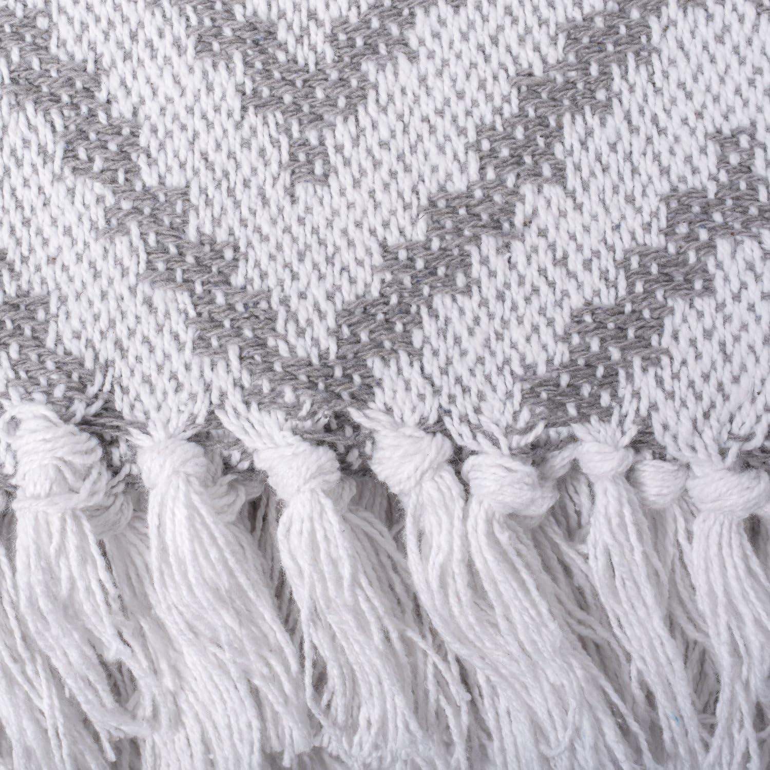 Design Imports Hand Woven Throw Blanket