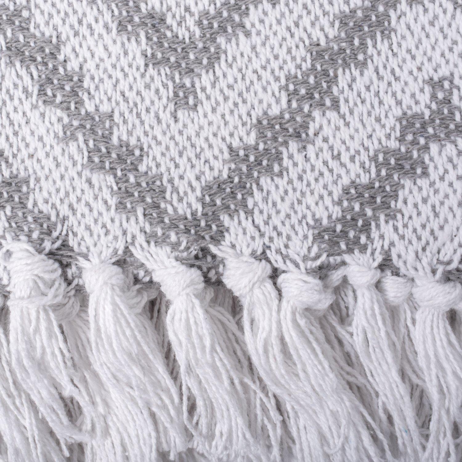 Design Imports Hand Woven Throw Blanket