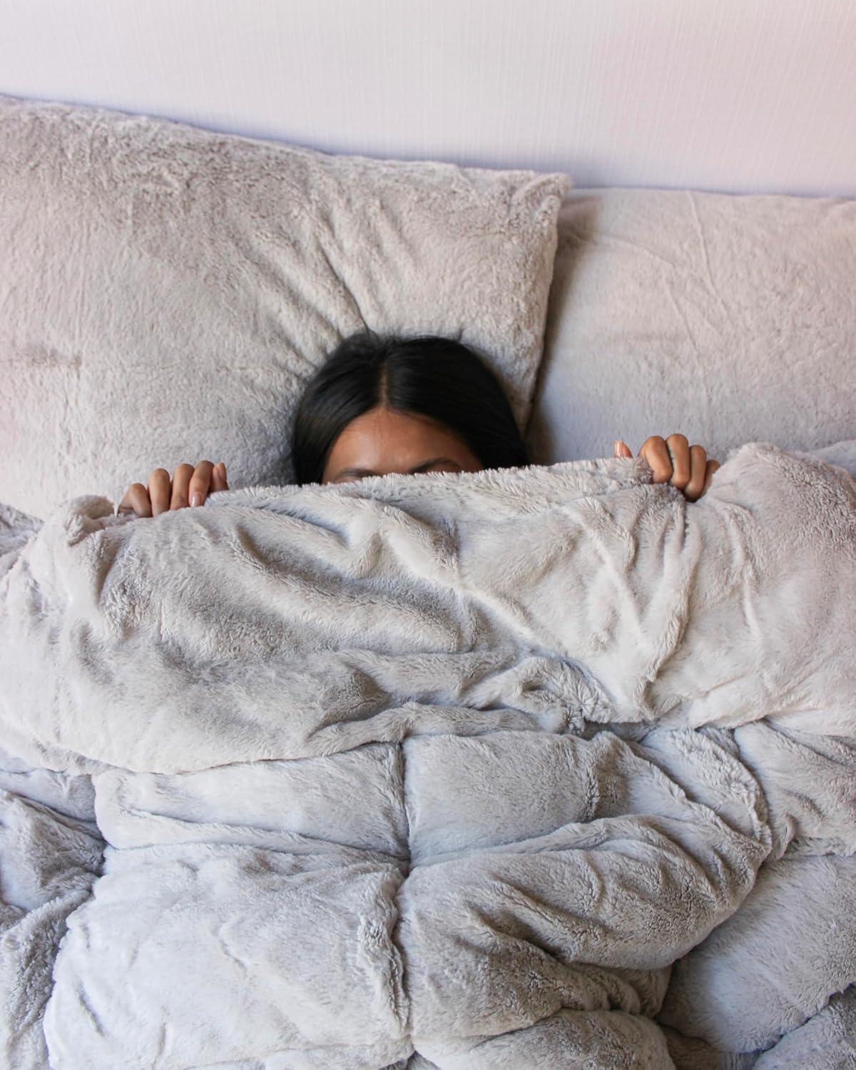 Coma Inducer Are You Kidding Bare - ® Oversized Comforter - Antarctica Grey King Adult