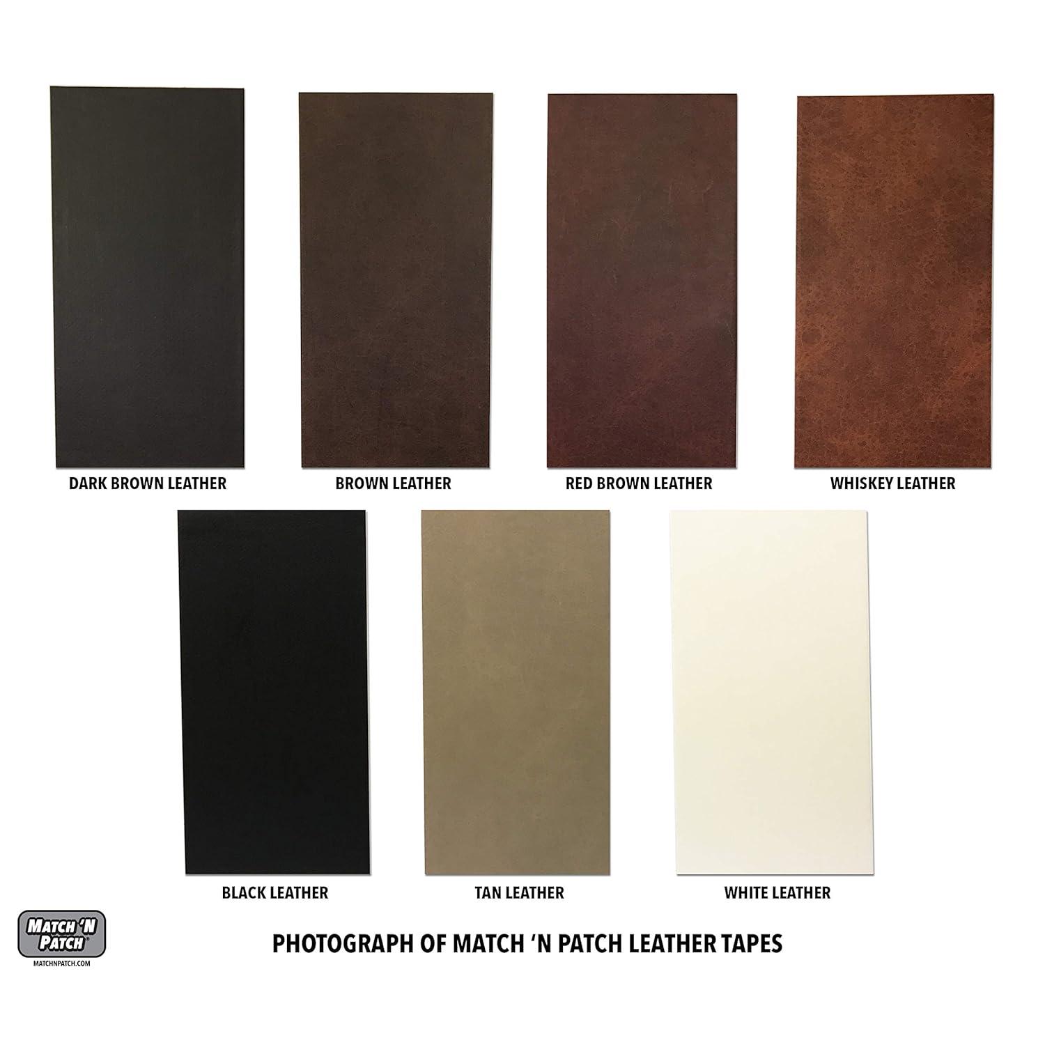 Match 'N Patch Dark Brown Leather Repair Tape, 2.25 in. x 15 ft