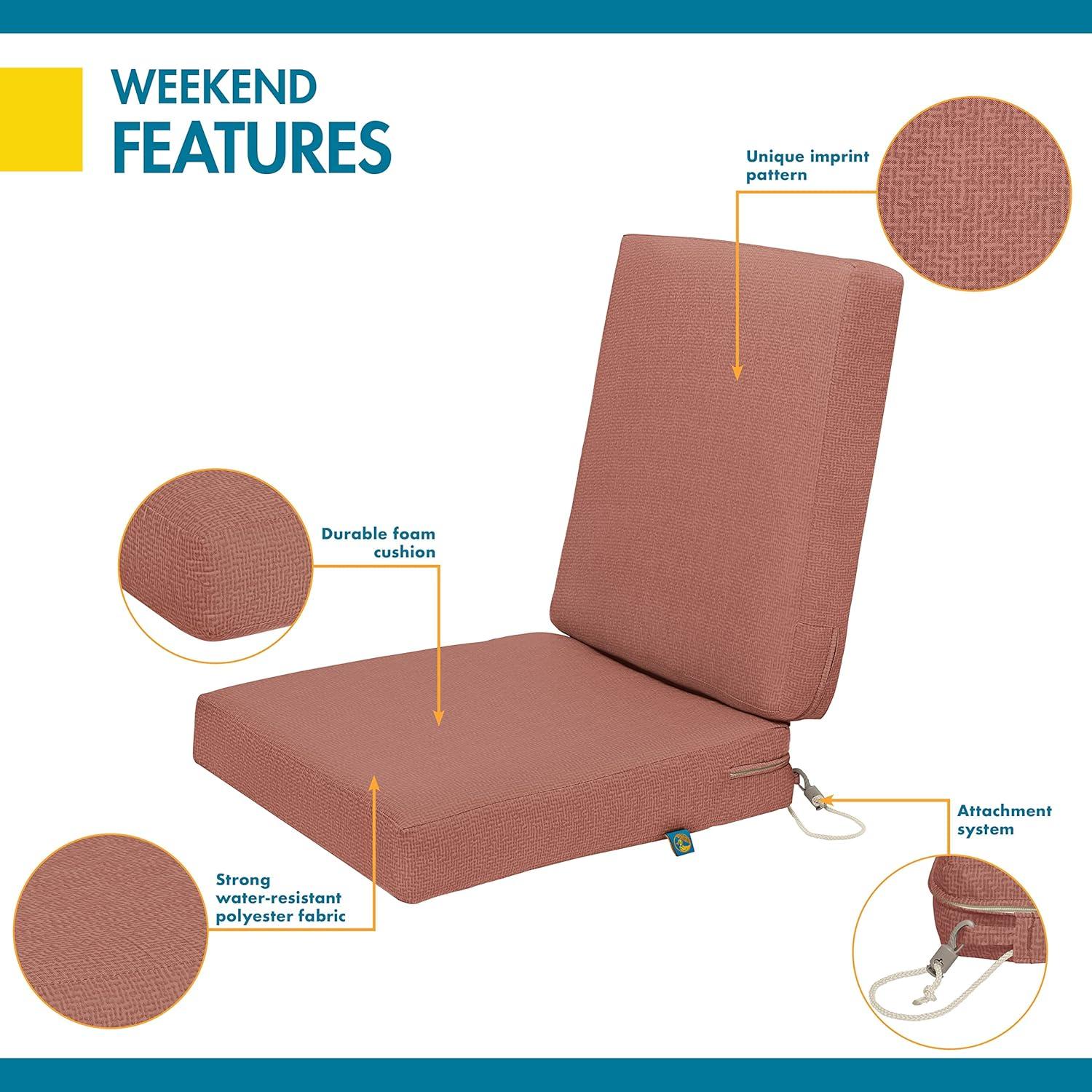 Weekend Outdoor 3'' Dining Chair Seat Cushion