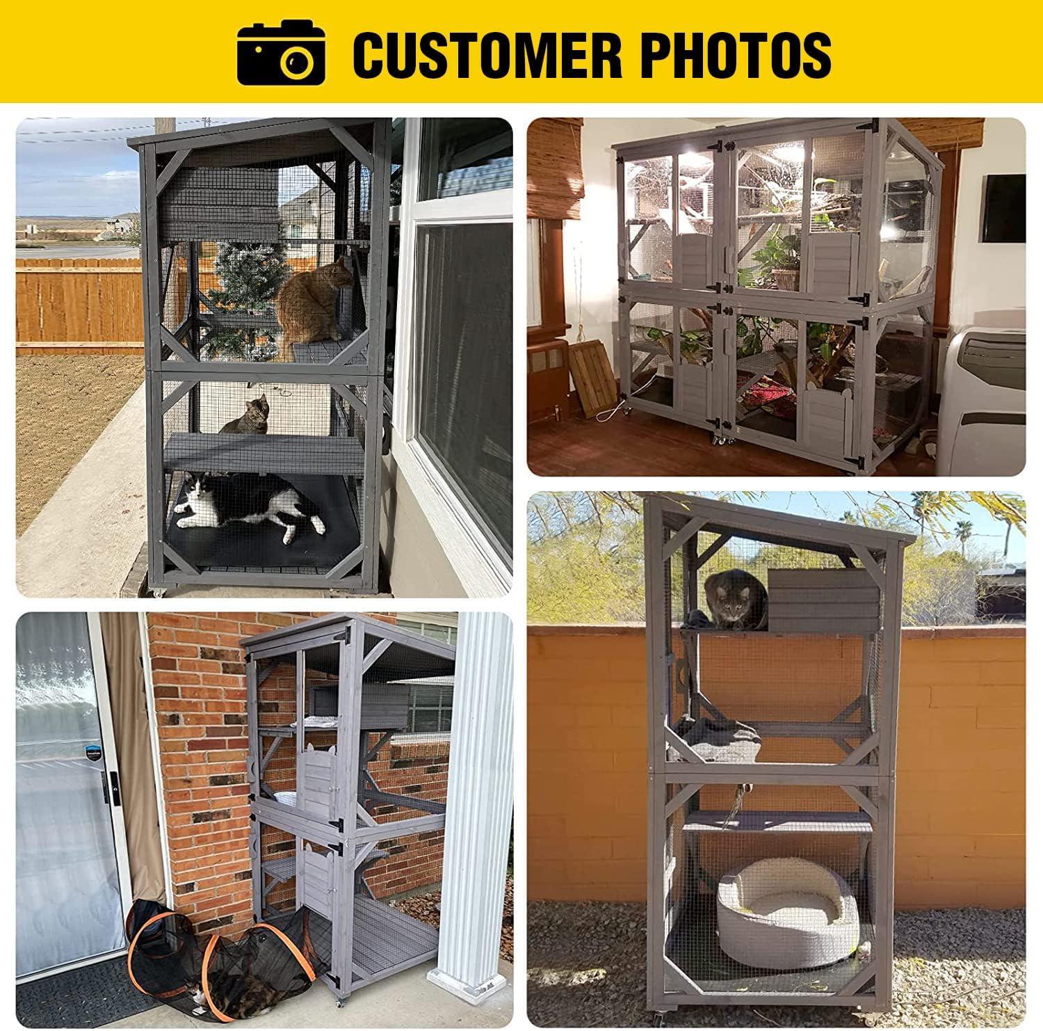 Aivituvin Portable Cat Playpen
