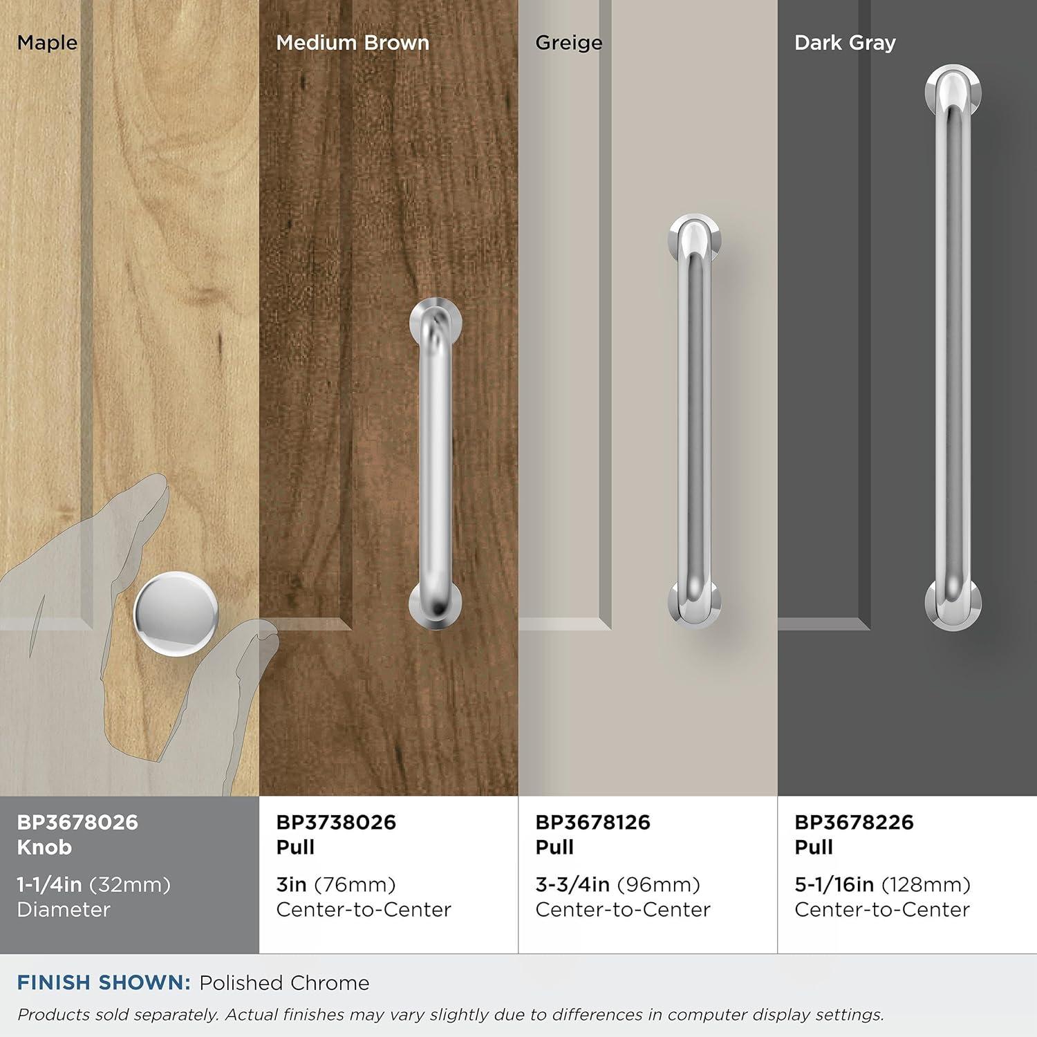Factor 1 1/4" Diameter Round Knob