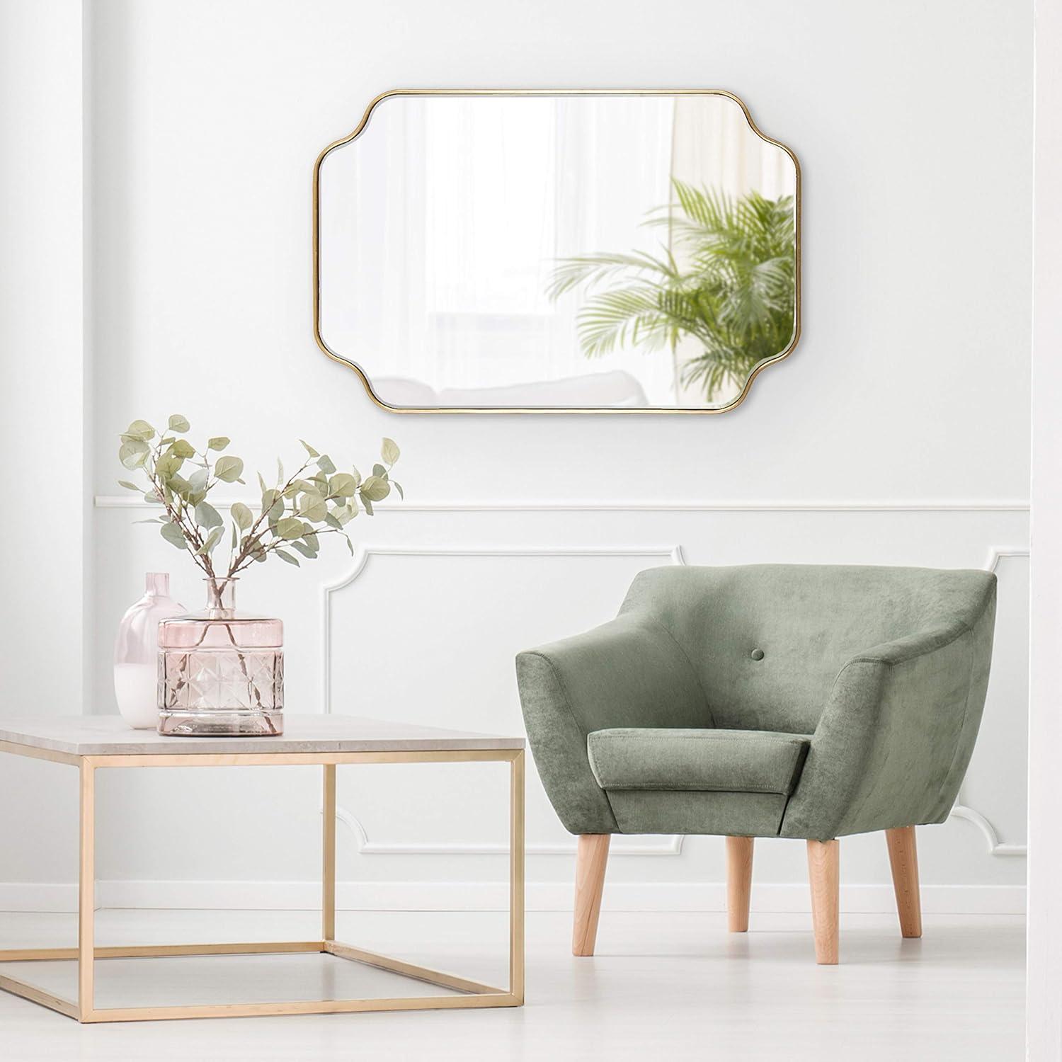 MacLuu Metal Flat Wall Mirror