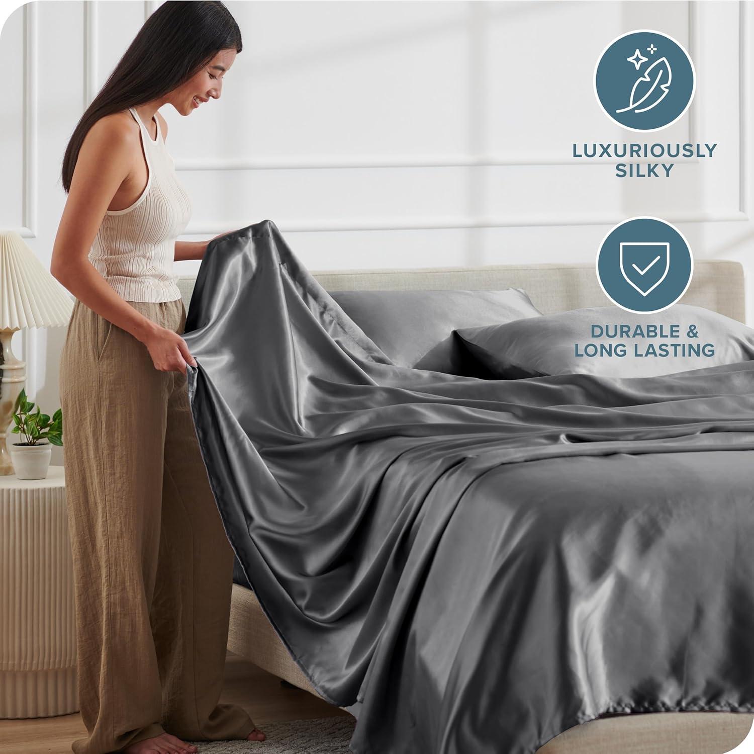 Satin Sheet Set by Bare Home