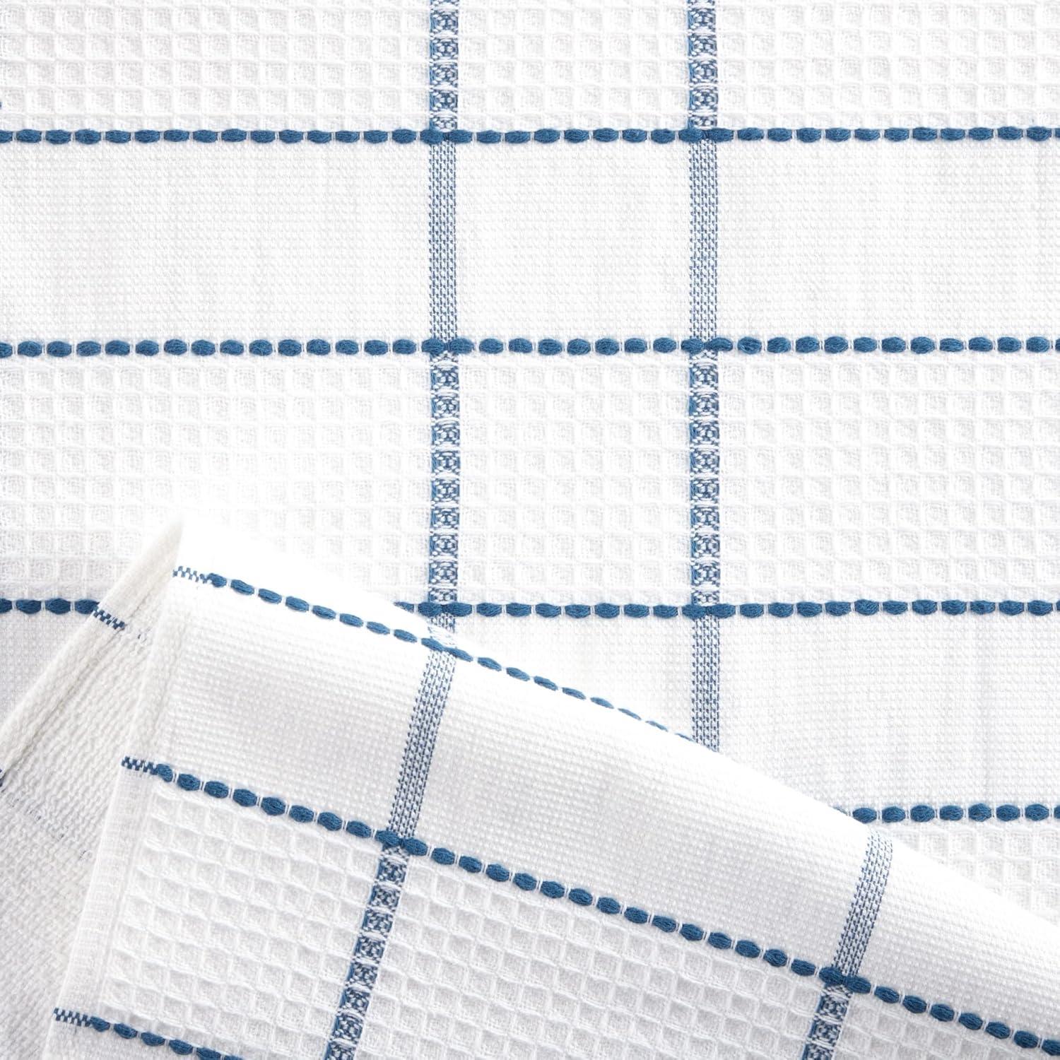 Martha Stewart Martha Stewart Modern Waffle Kitchen Towel Set 6-Pack, Linen, 16"x28" (Set of 6)