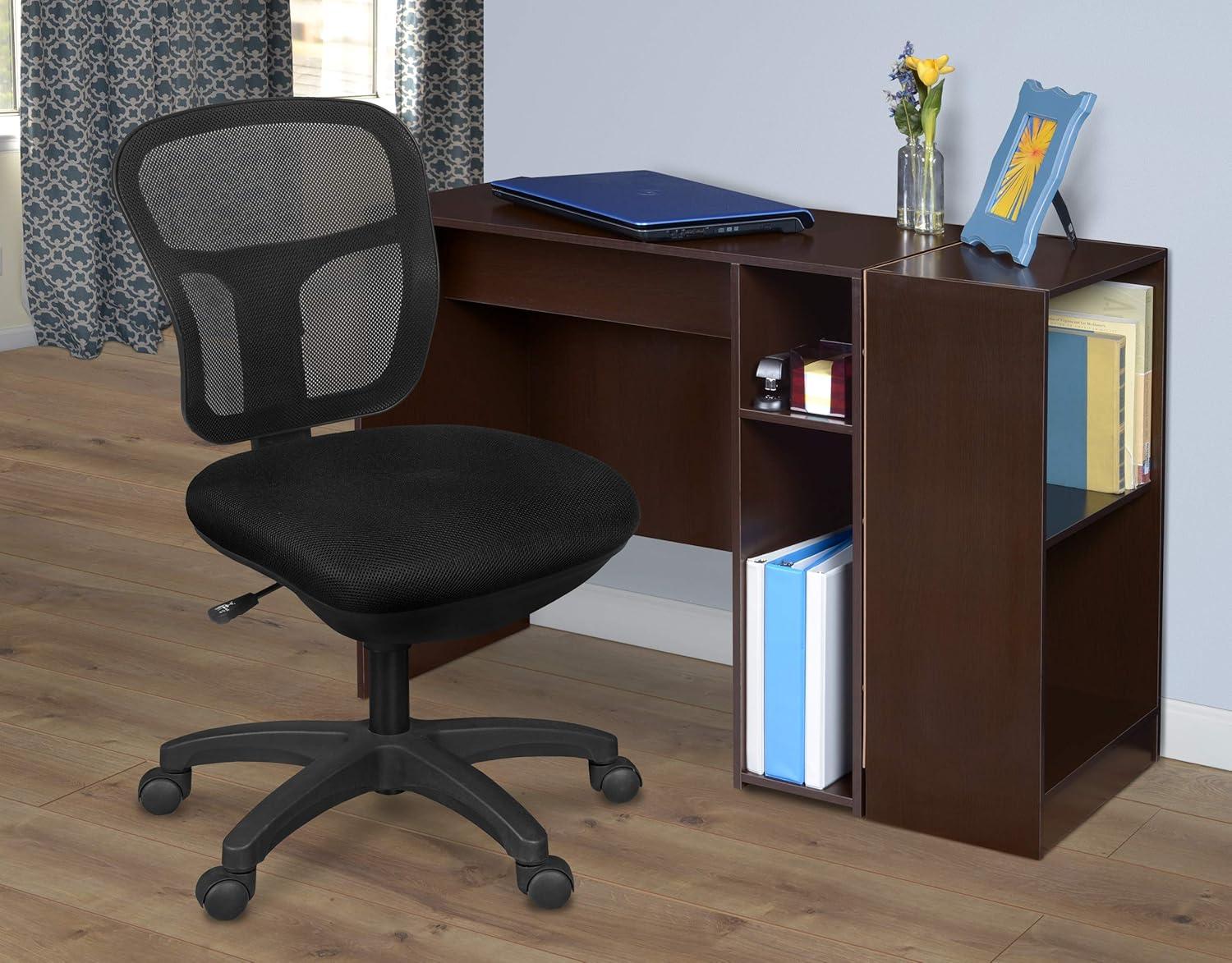 Armless Harrison Mesh Back Swivel Task Office Chair