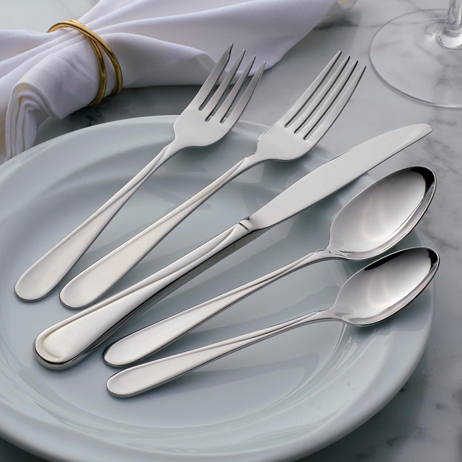 Oneida Flight 20-Piece Stainless Steel Flatware Set, Service for 4