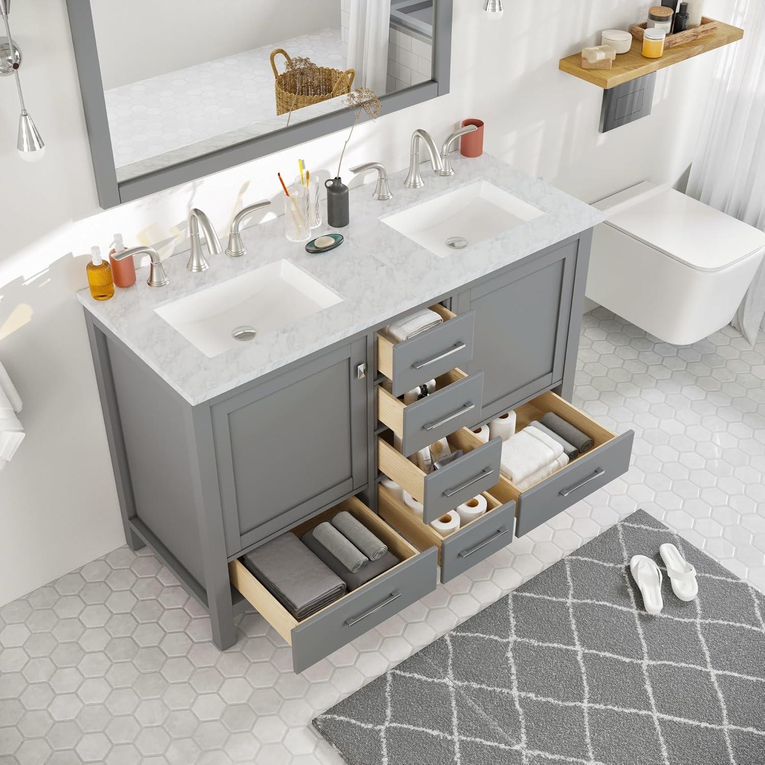 Eviva London 48" Double Bathroom Vanity