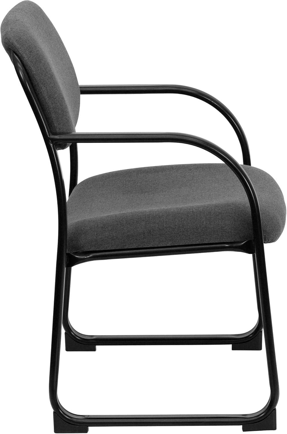 Flash Furniture Fabric Executive Side Reception Chair with Sled Base