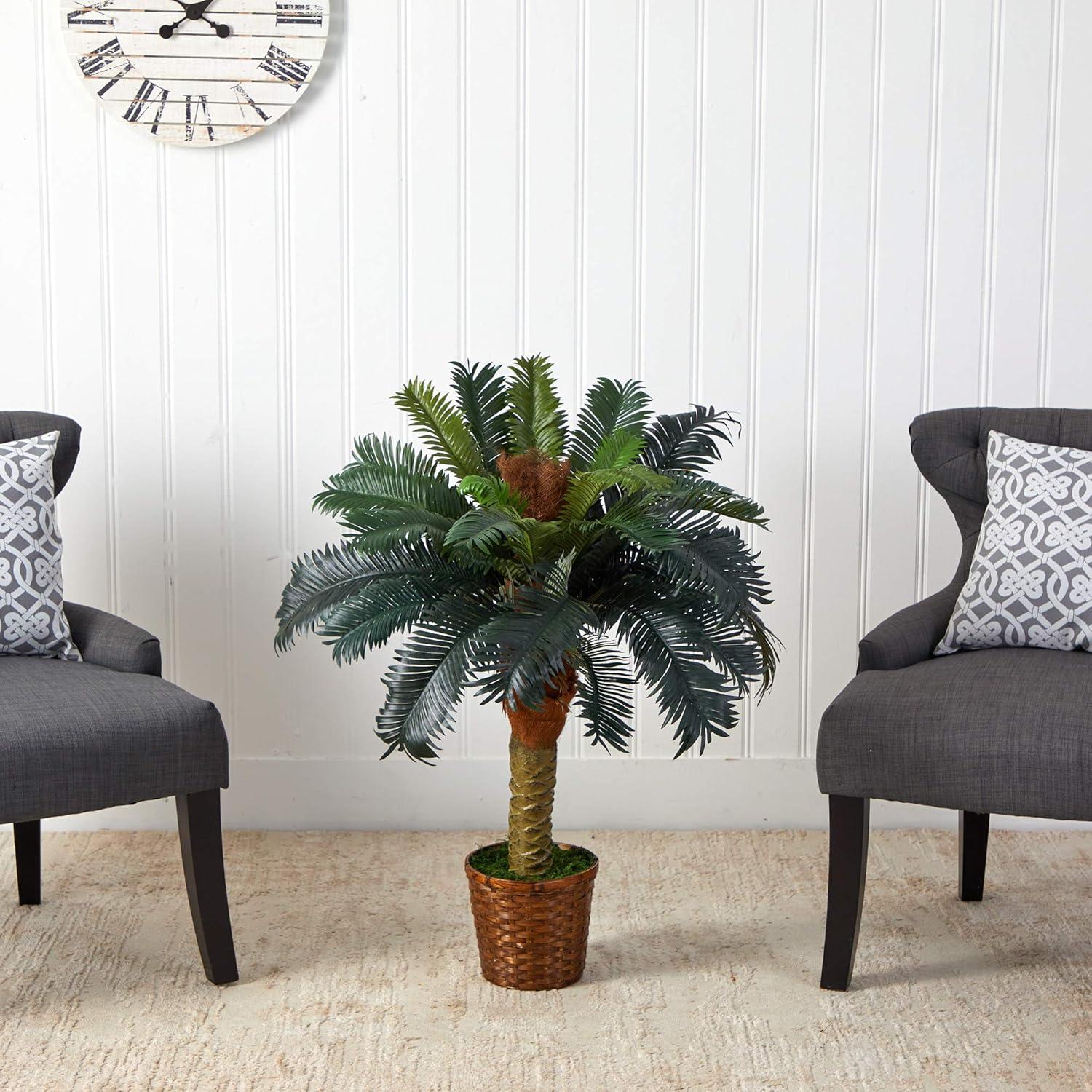 Nearly Natural 3-ft Sago Palm Artificial Tree