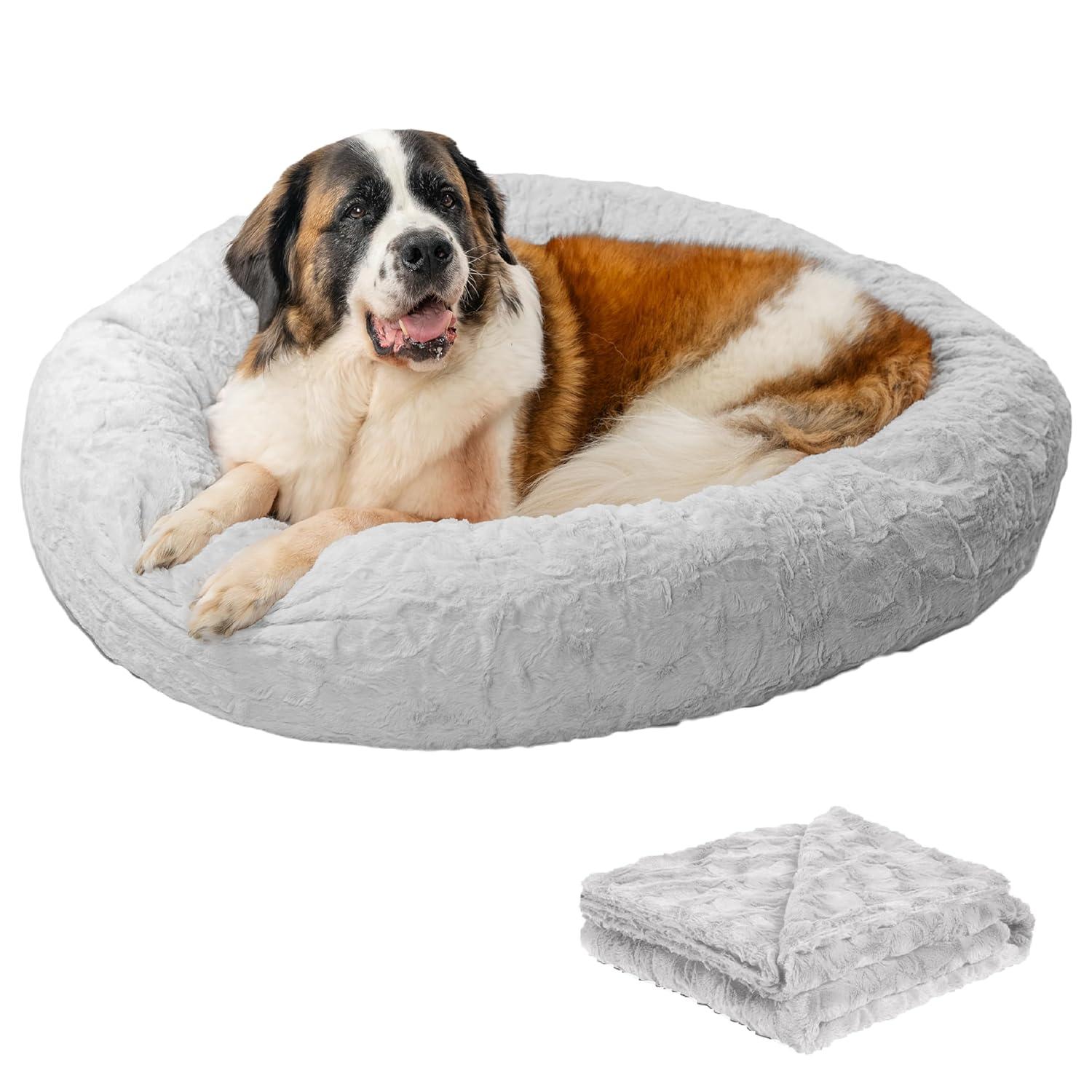 Best Friends By Sheri Best Friends by Sheri Bundle The Original Calming Lux Donut Cuddler Pet Bed/Throw