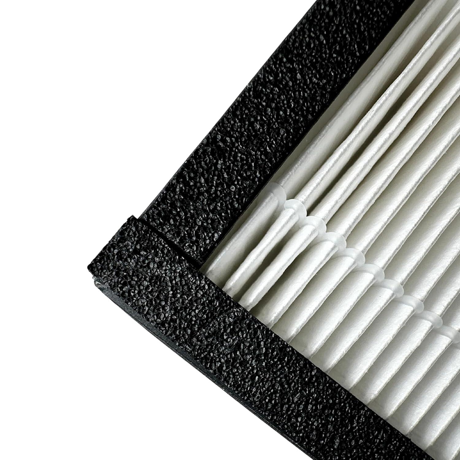 Nispira 1183050K WPPRO2000 Extra Large True HEPA Filter Replacement For Whirlpool Whispure Air Purifier WPPRO2000P WPPRO2000B WPPRO2000M | Remove Smoke, Odor, Chemcial VOCs | 1 Pack