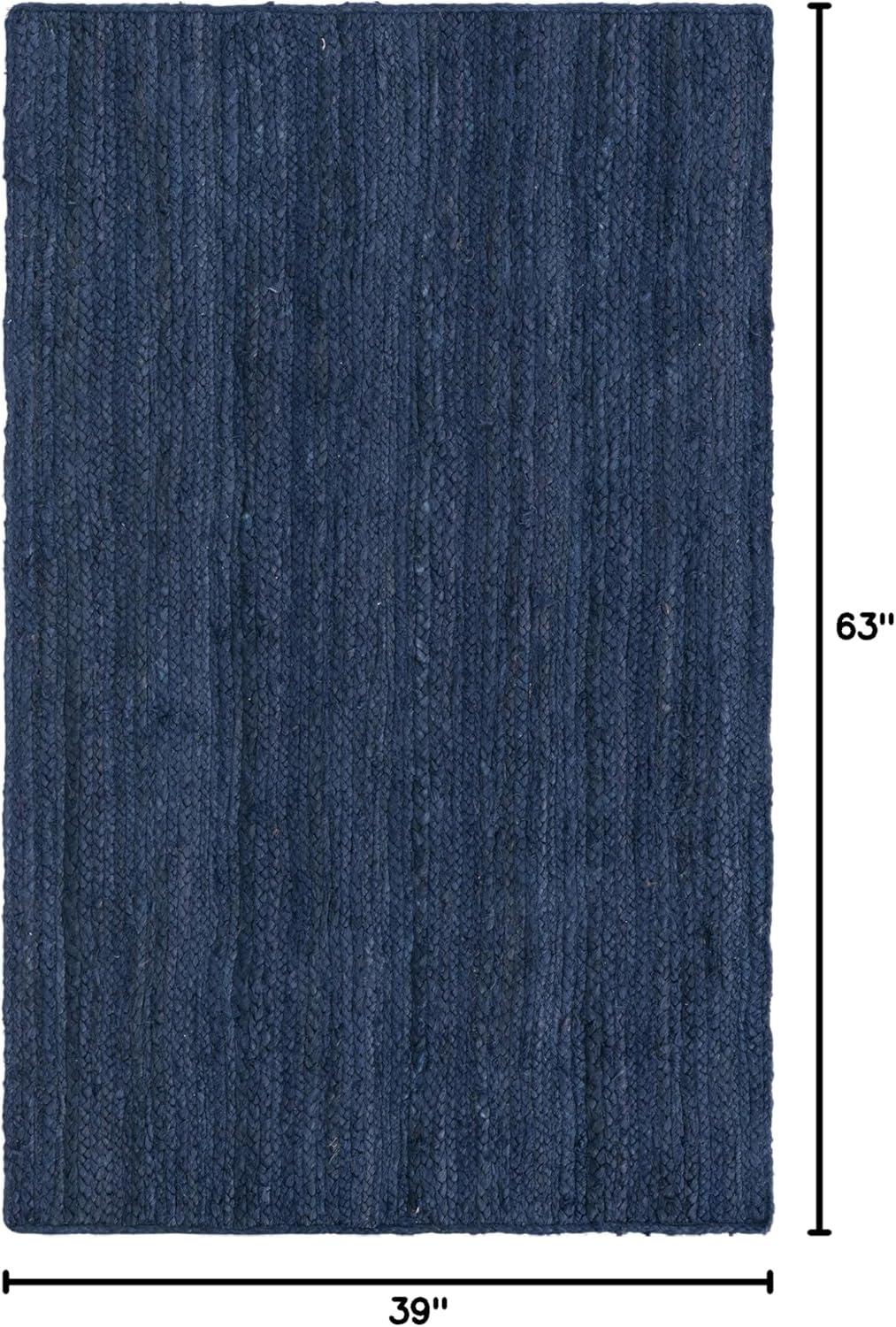 Unique Loom 3' 3 x 5' 1 Dhaka Braided Jute Rectangle Area Rug