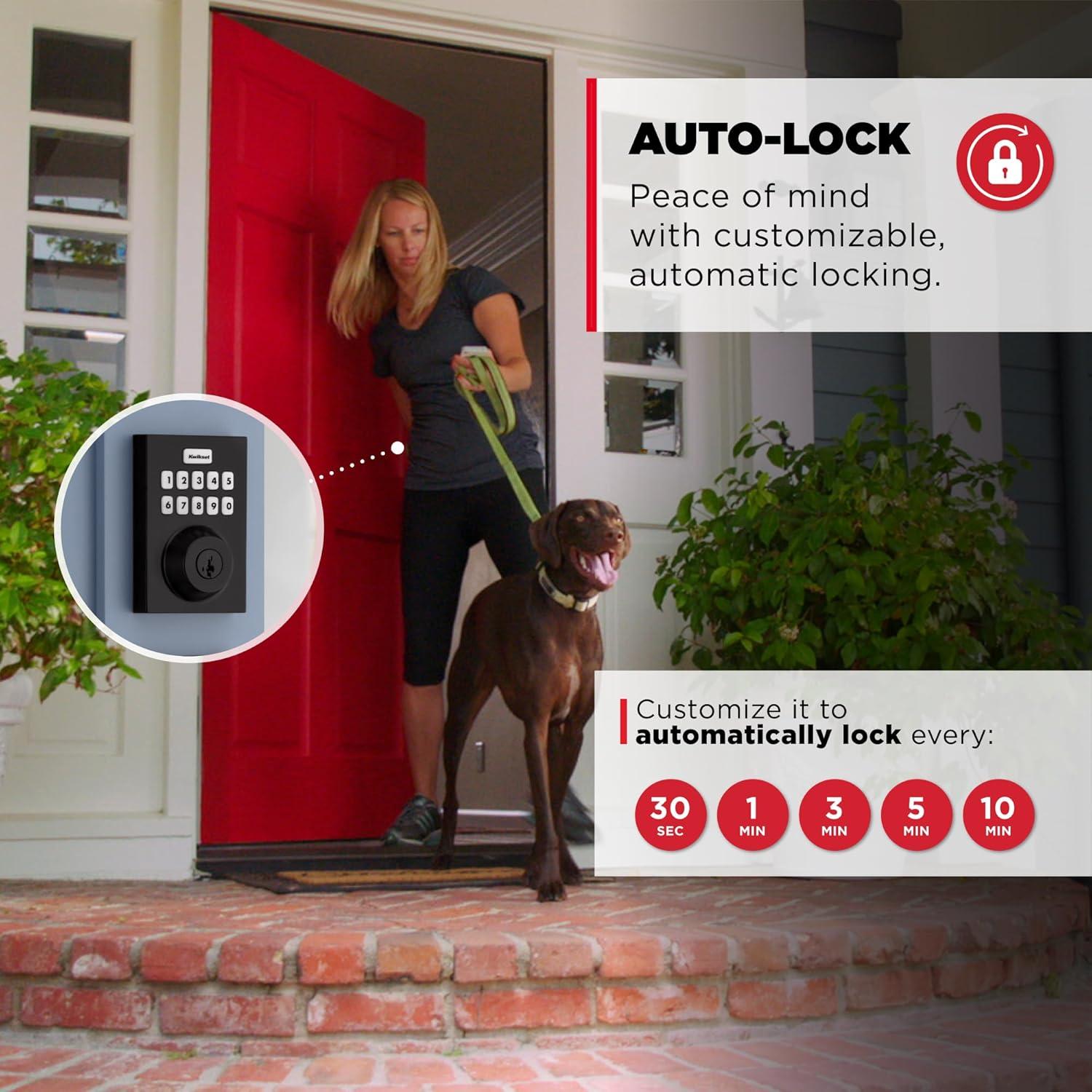 Kwikset Home Connect Smart Electronic Single Cylinder Deadbolt
