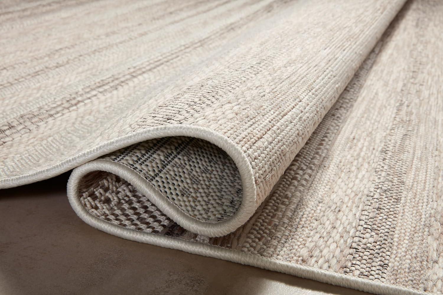 Malibu I Indoor / Outdoor Rug by Amber Lewis x Loloi - Ivory and Dove / 2'3" x 3'9"