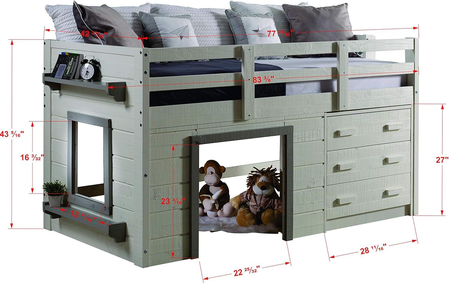 Donco Trading Twin Sweet Dreams Low Loft