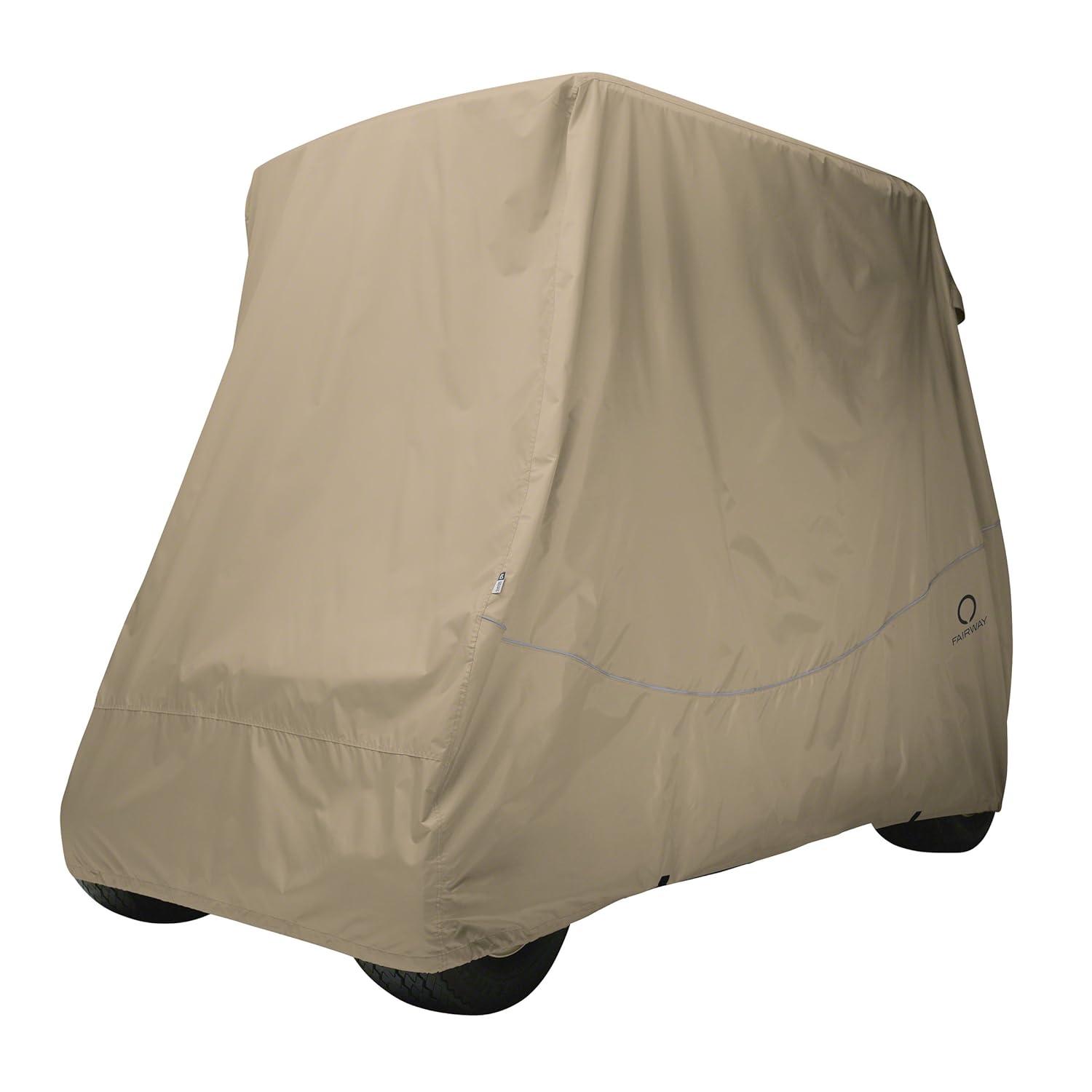 Classic Accessories Fairway Elastic Mildew Resistant Golf Cart Cover By Classic Accessories