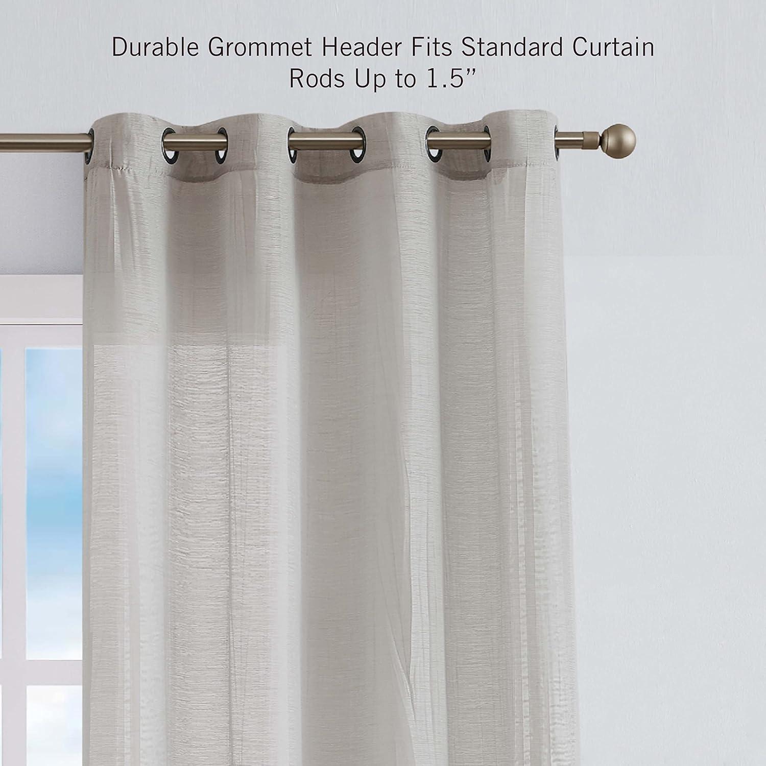 Nautica Cordelia Crushed Sheer Window Curtains & Reviews | Wayfair