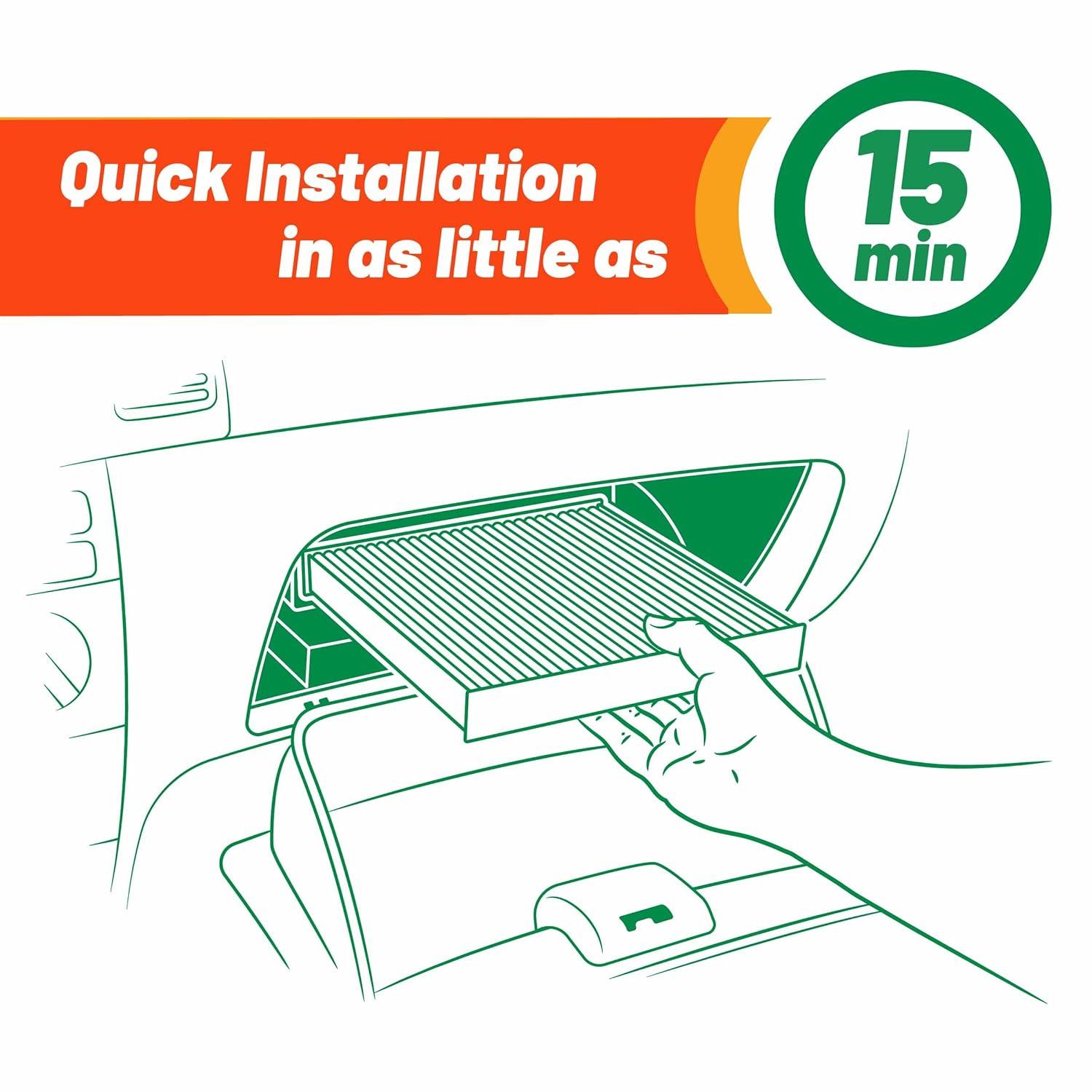 FRAM Fresh Breeze Cabin Air Filter, CF10134 Fits select: 2007-2016 HONDA CR-V, 2006-2015 HONDA CIVIC