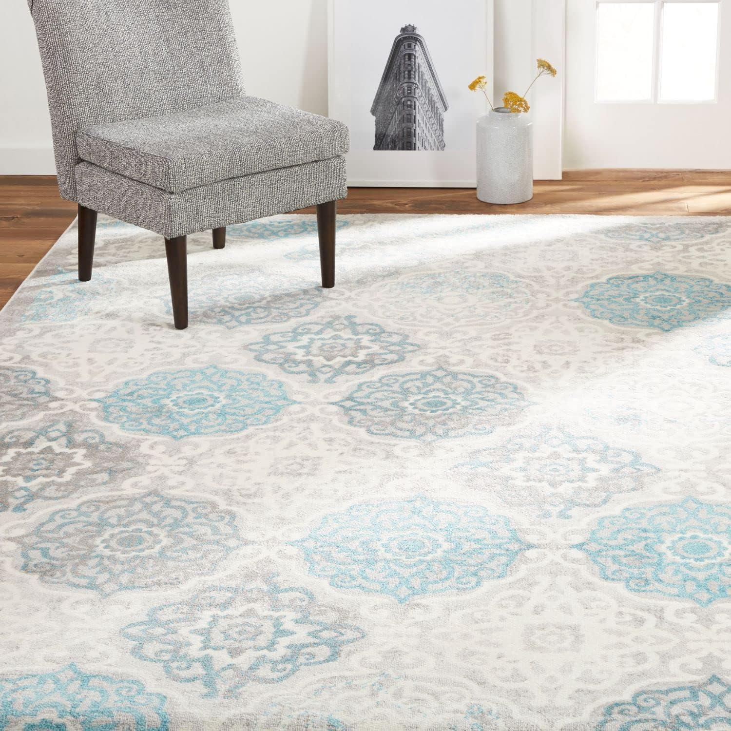 Home Dynamix Boho Andorra Transitional Damask Area Rug