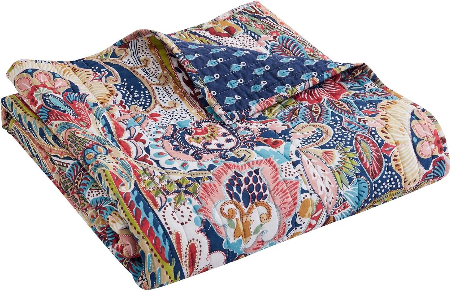 Nanette Floral Quilted Throw - Levtex Home