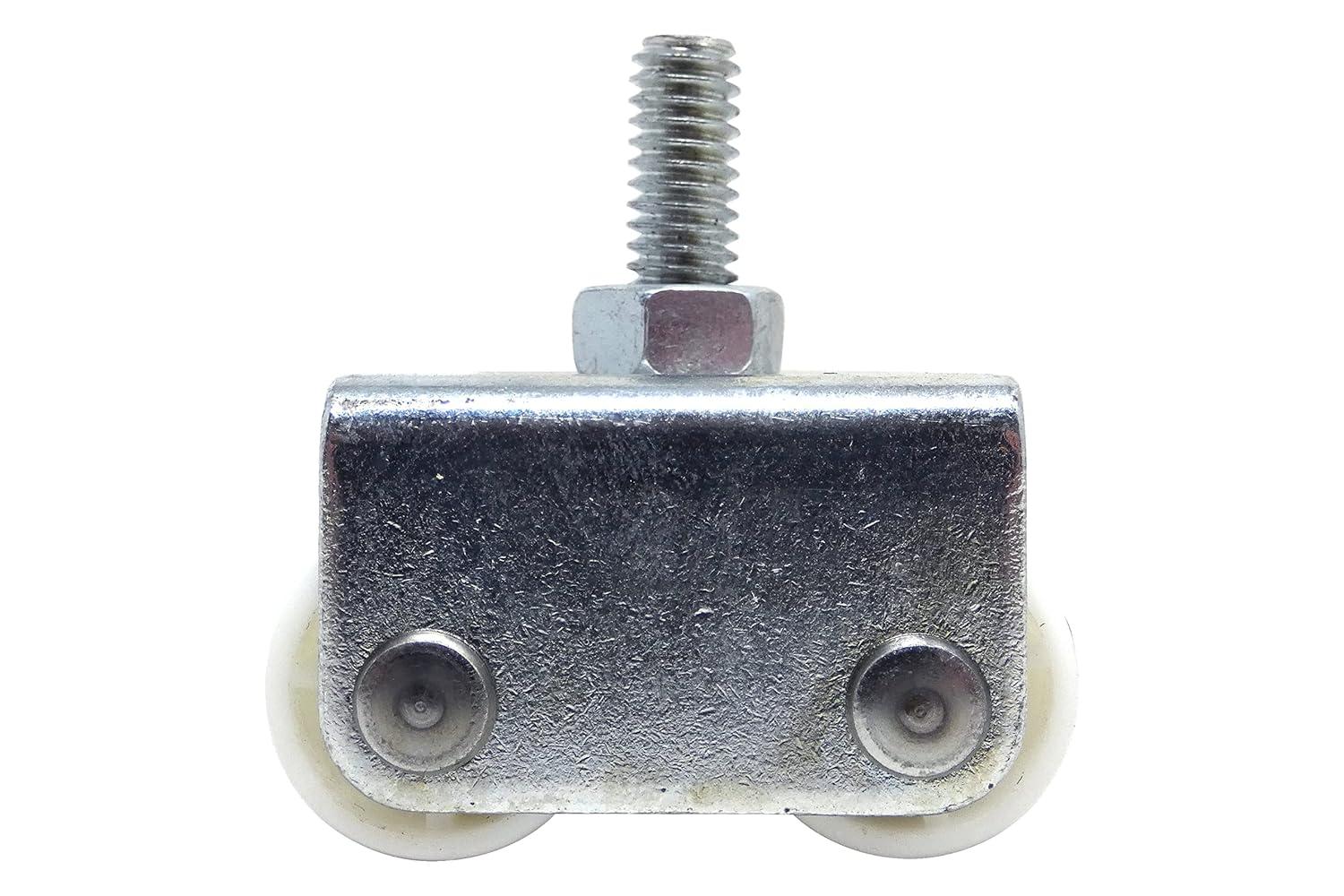 Shepherd Hardware 9441 7/8-Inch Threaded Stem Appliance Caster, Dual Wheels, 4-Pack