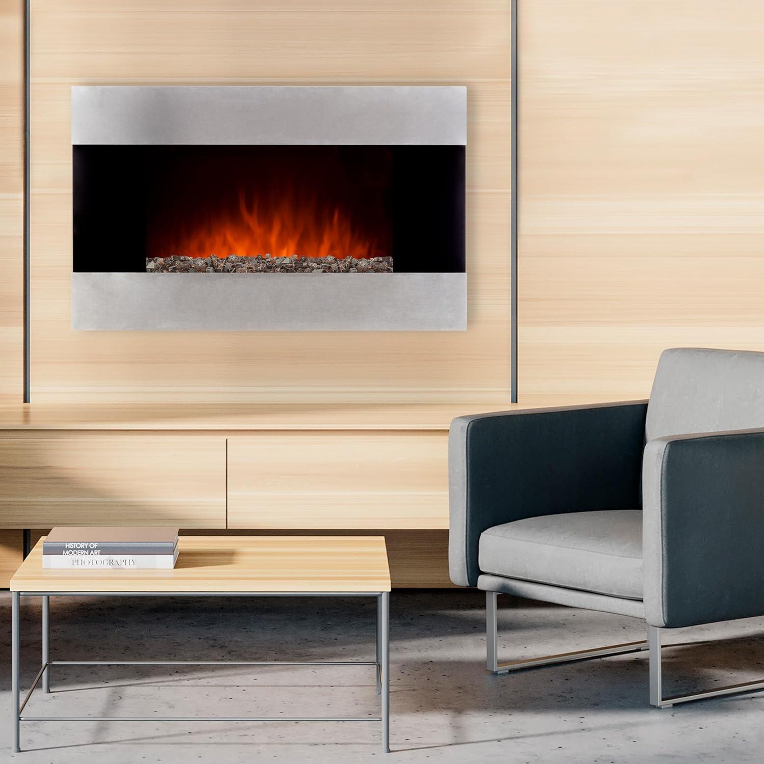 10lbs Fire Pit Glass - 1/2-Inch Crushed Glass Rocks for Fireplaces, Landscape, Aquariums, or Vases