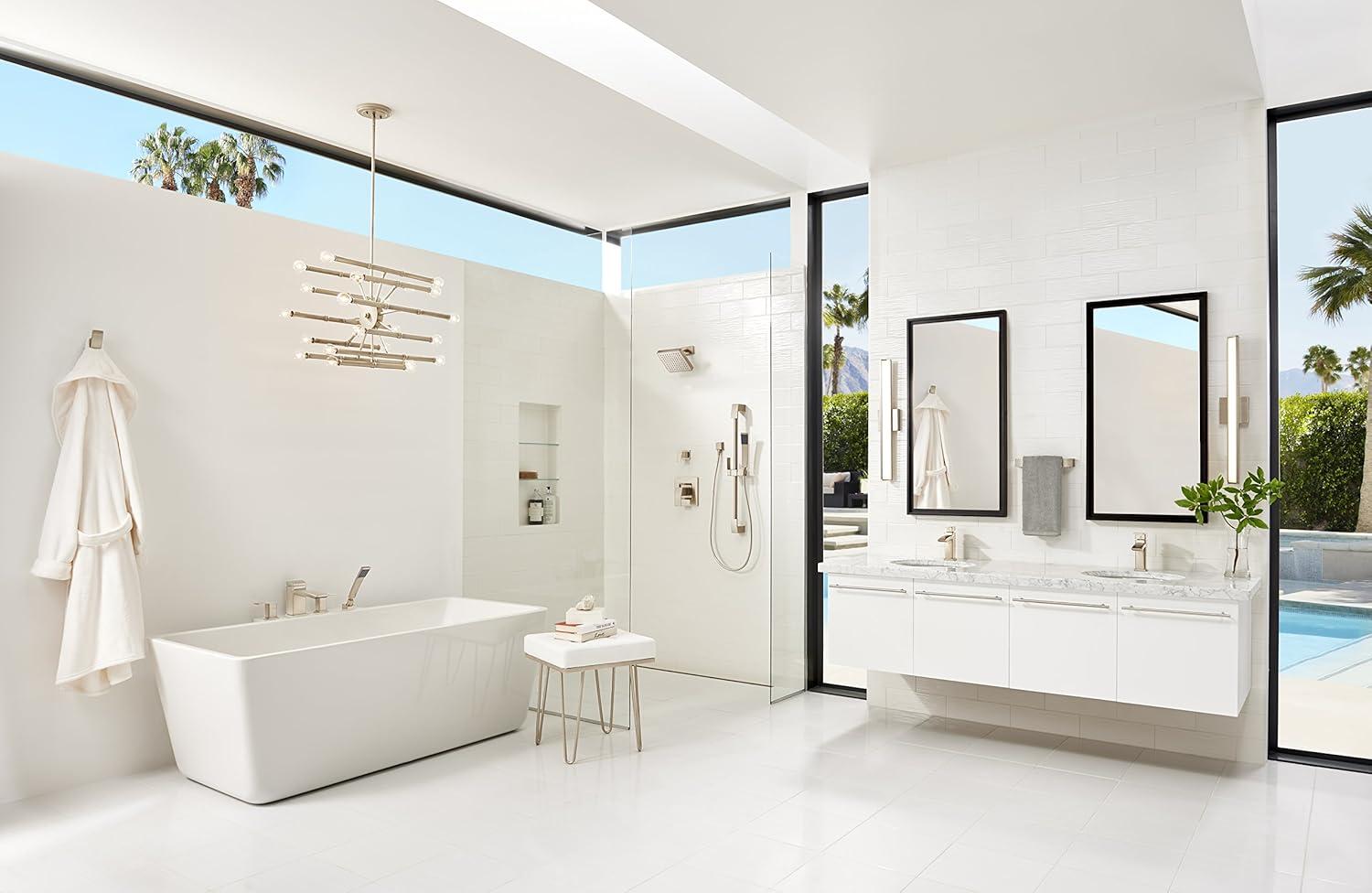 Kenzo Single Control Centerset Bathroom Faucet
