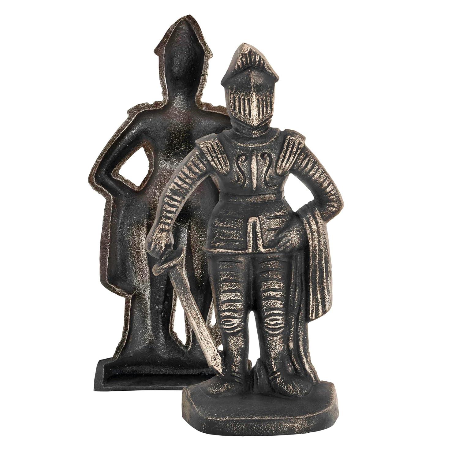 Design Toscano Medieval Knight Iron Bookends