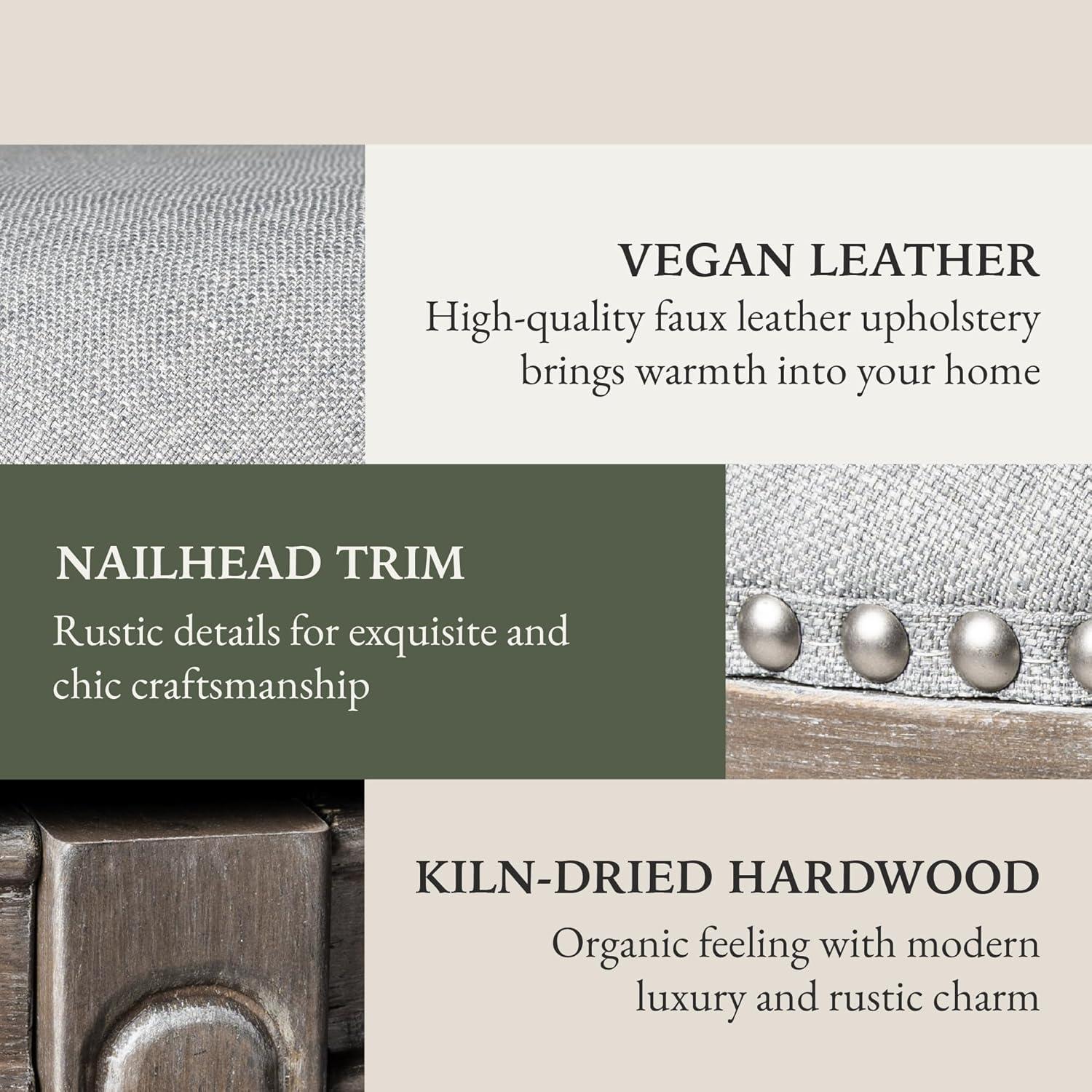 Maven Lane Maven Lane Alexander Stool with Fabric Upholstery