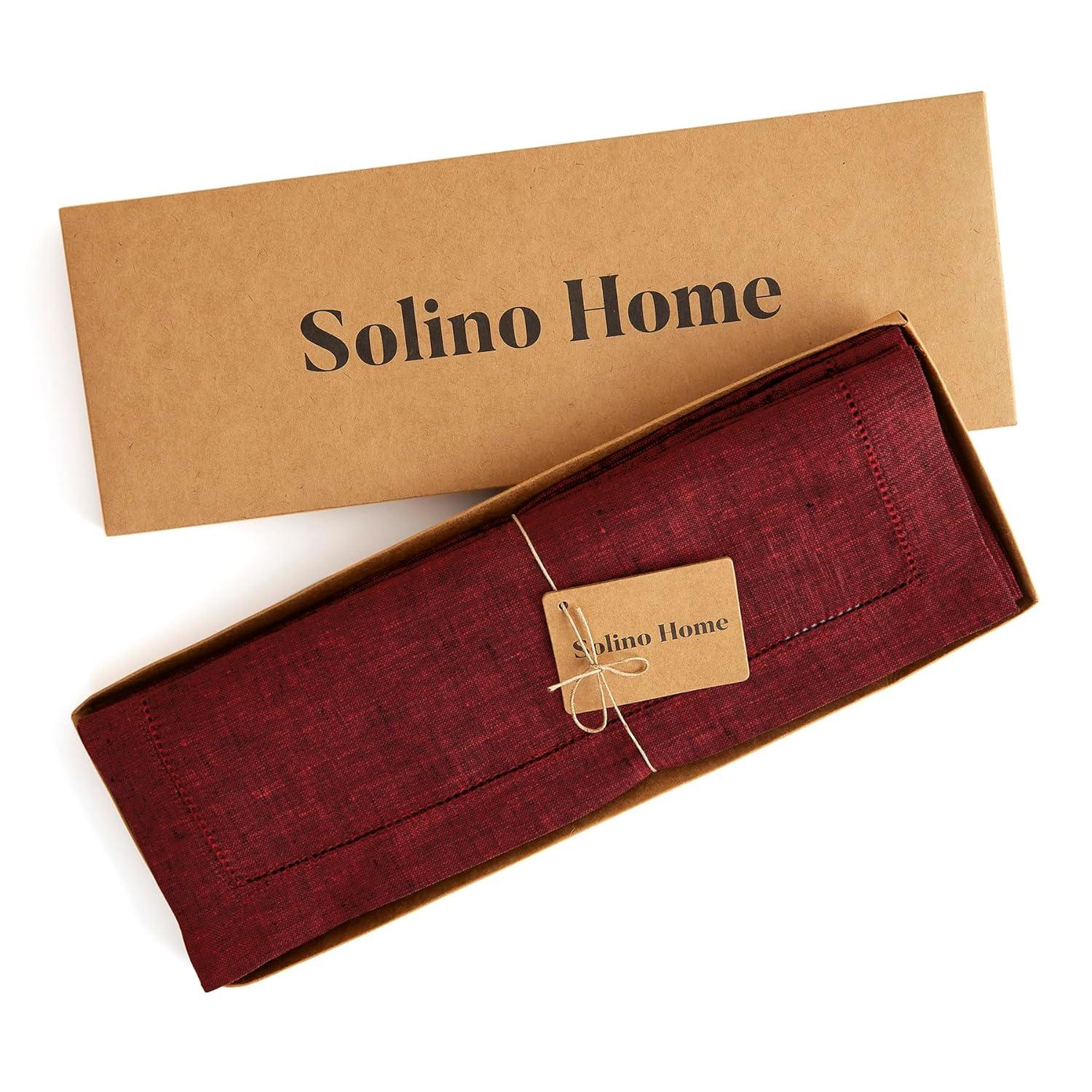 Solino Home Milan - 100% Pure Linen Placemats (Set of 4)