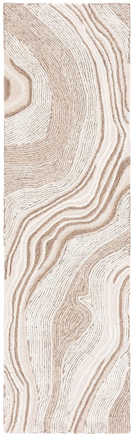 Fifth Avenue FTV121 Hand Tufted Indoor Runner - Beige/Ivory - 2'3"x8' - Safavieh