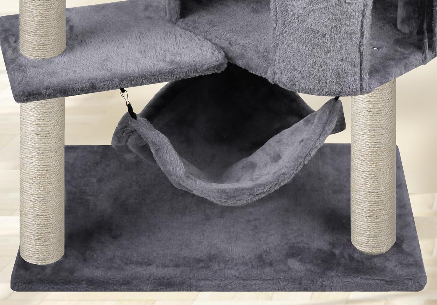 Tucker Murphy Pet™ Cat Tree With Condo, Scratching Posts & Hanging Ball For Kittens And Medium Breeds