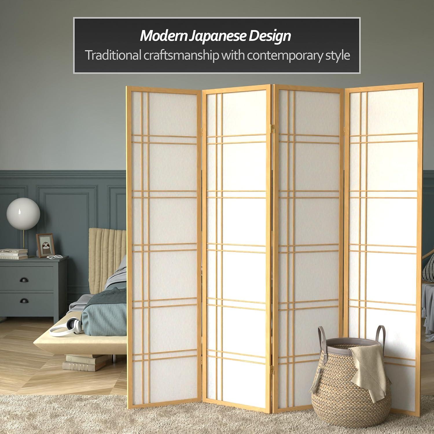 Red Lantern SSCDBLX-4_Panel-Natural Room Divider