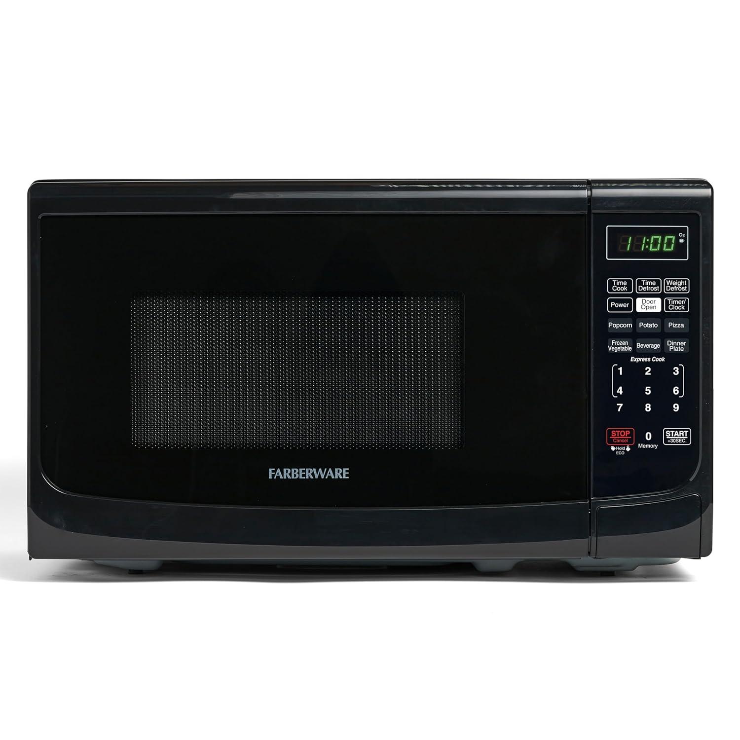 Farberware Farberware Countertop Microwave .7 Cu. Ft. 700-Watt Compact Microwave Oven FMO07ABTBKA