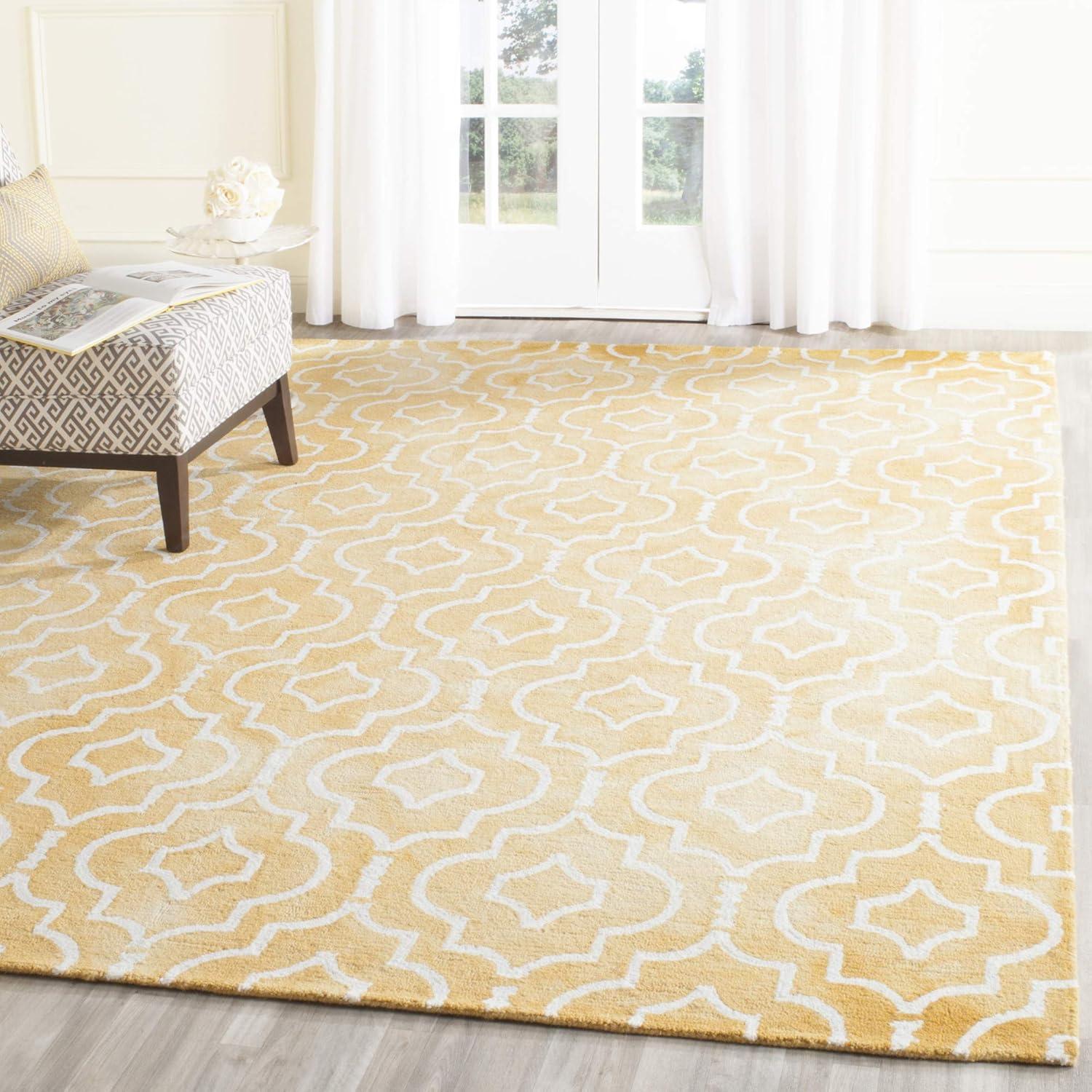 Ivory Elegance 8' x 10' Hand-Tufted Wool Area Rug