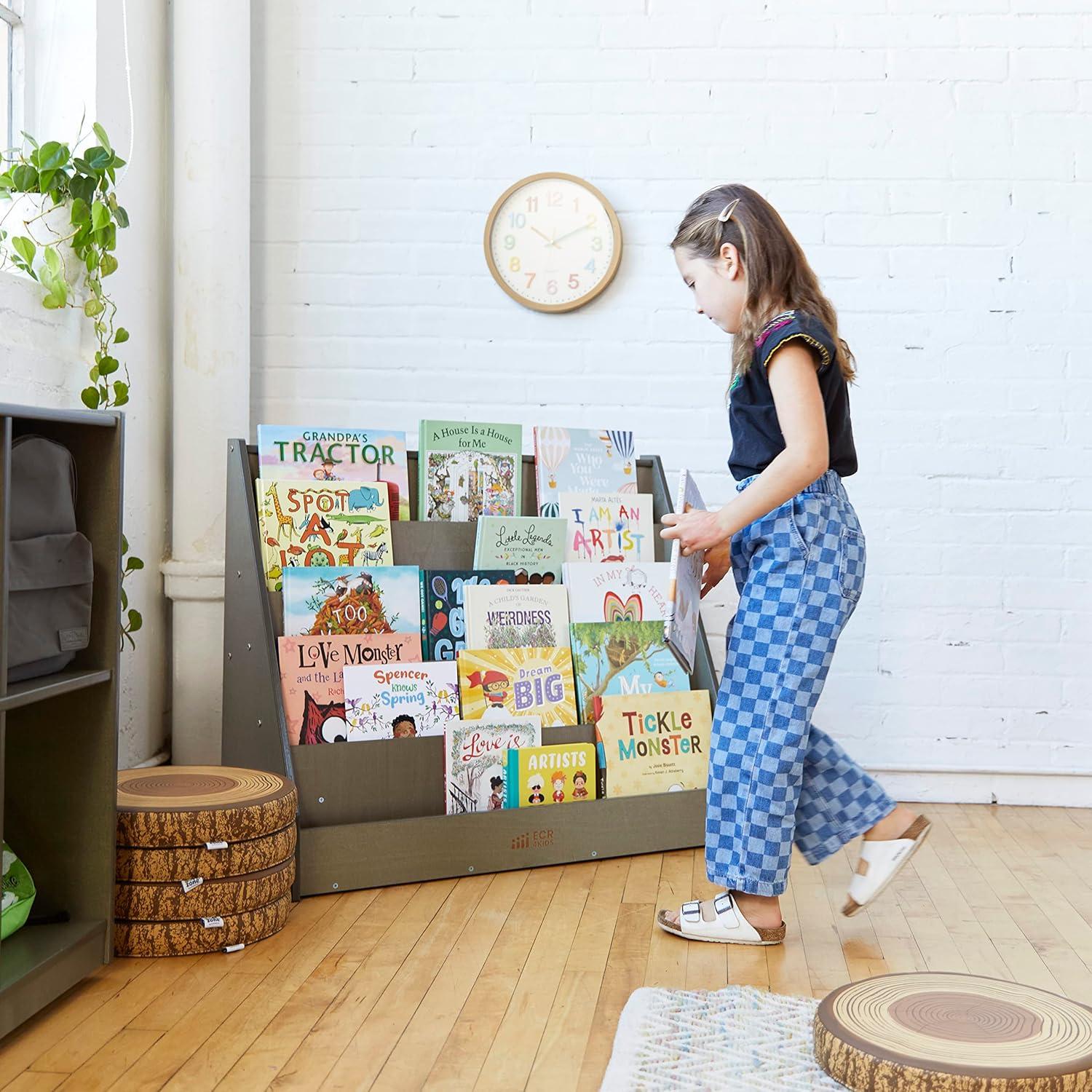 ECR4Kids Single-Sided Book Display, Classroom Bookshelf